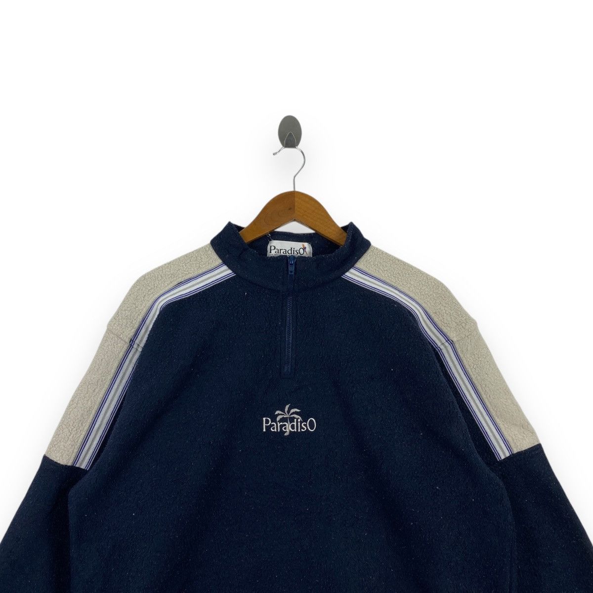 Vintage Vintage PARADISO OUTDOOR Half Zipper Pullover Fleece Sweater Size M / US 6-8 / IT 42-44 - 2 Thumbnail