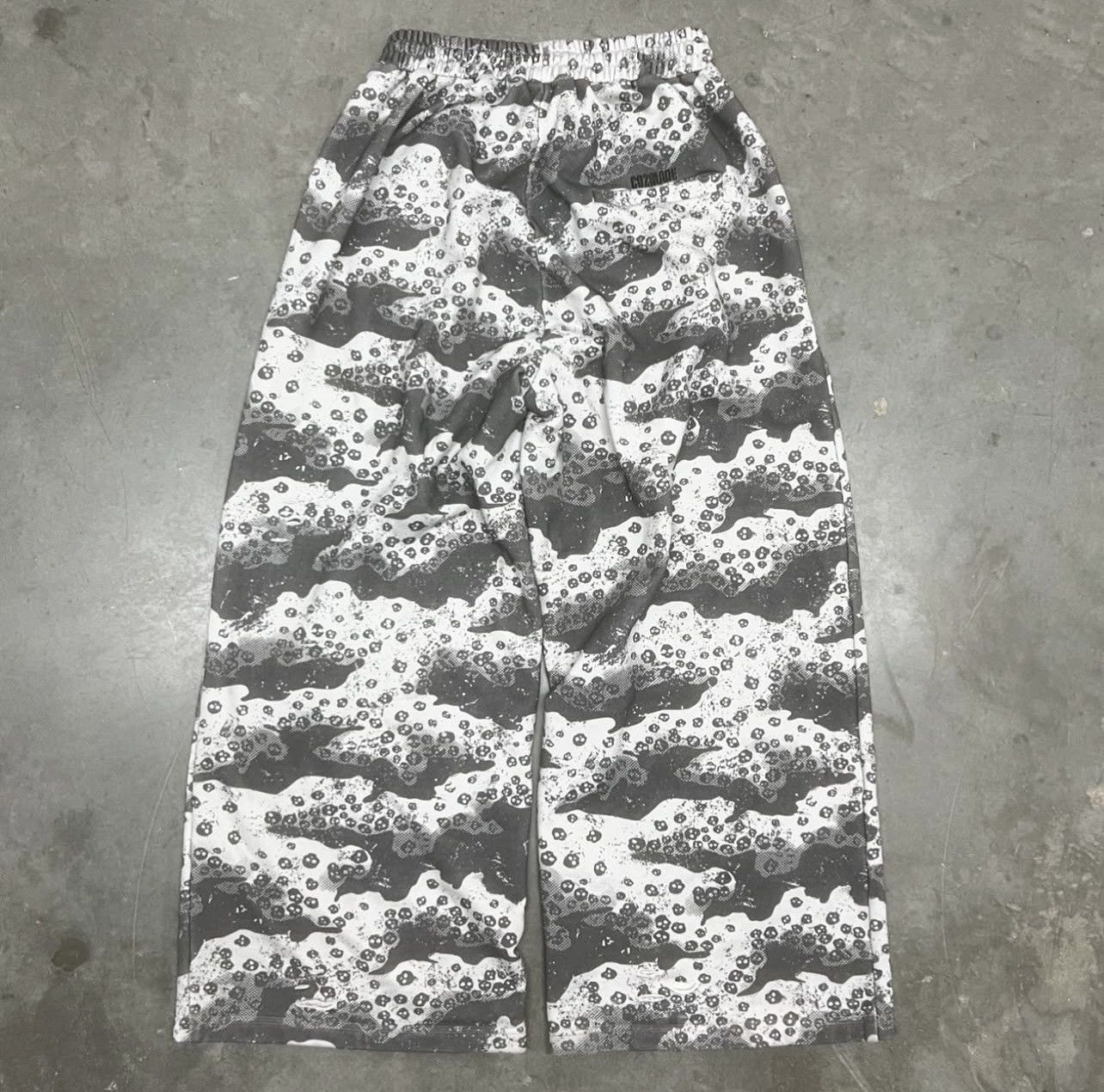 Japanese Brand CataComb Camo Grey Baggy Sweatpants Size US 30 / EU 46 - 3 Thumbnail