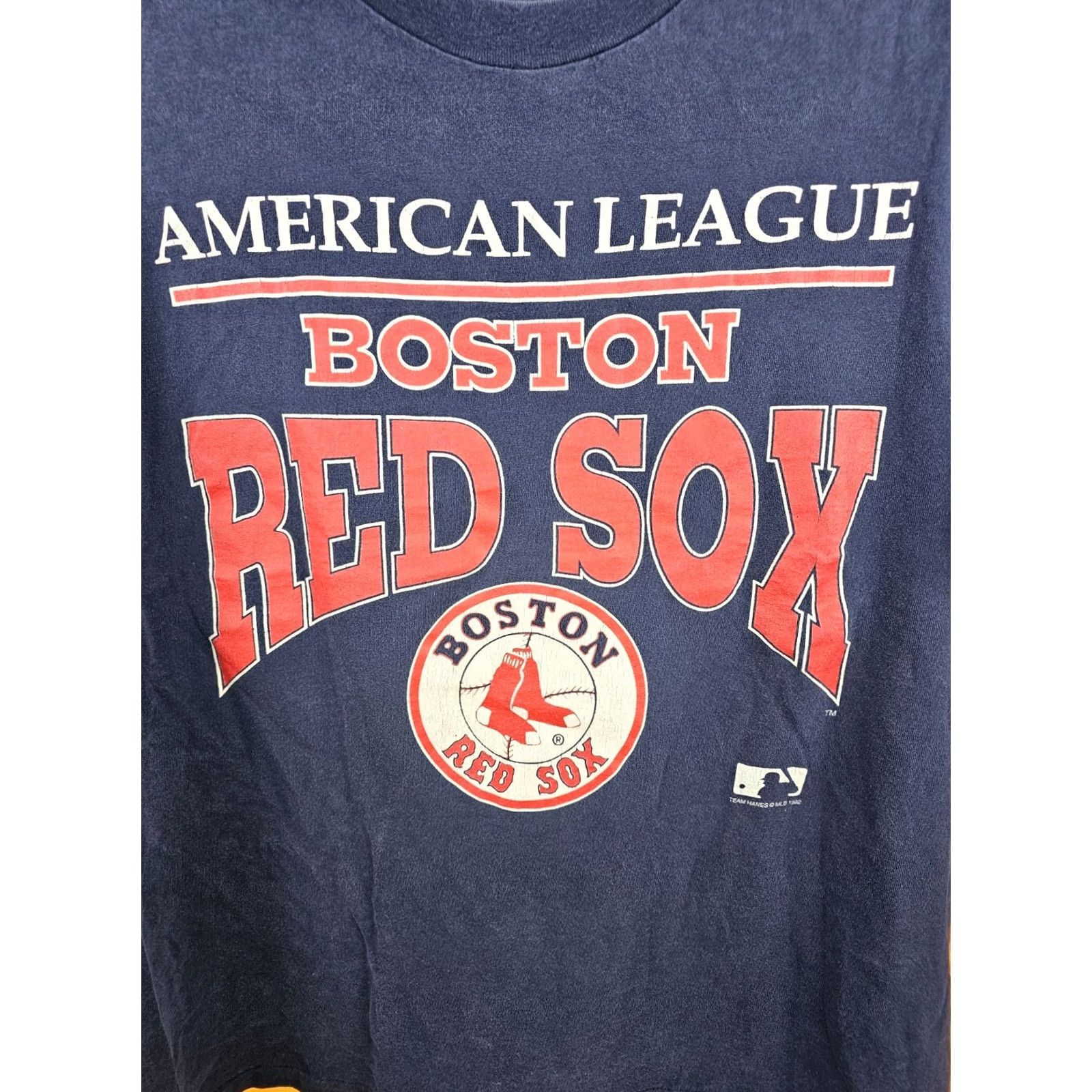 MLB VINTAGE BOSTON RED SOX NAVY T-SHIRT MLB SINGLE STITCH XL Mens Baseball Shirt Size US XL / EU 56 / 4 - 3 Thumbnail
