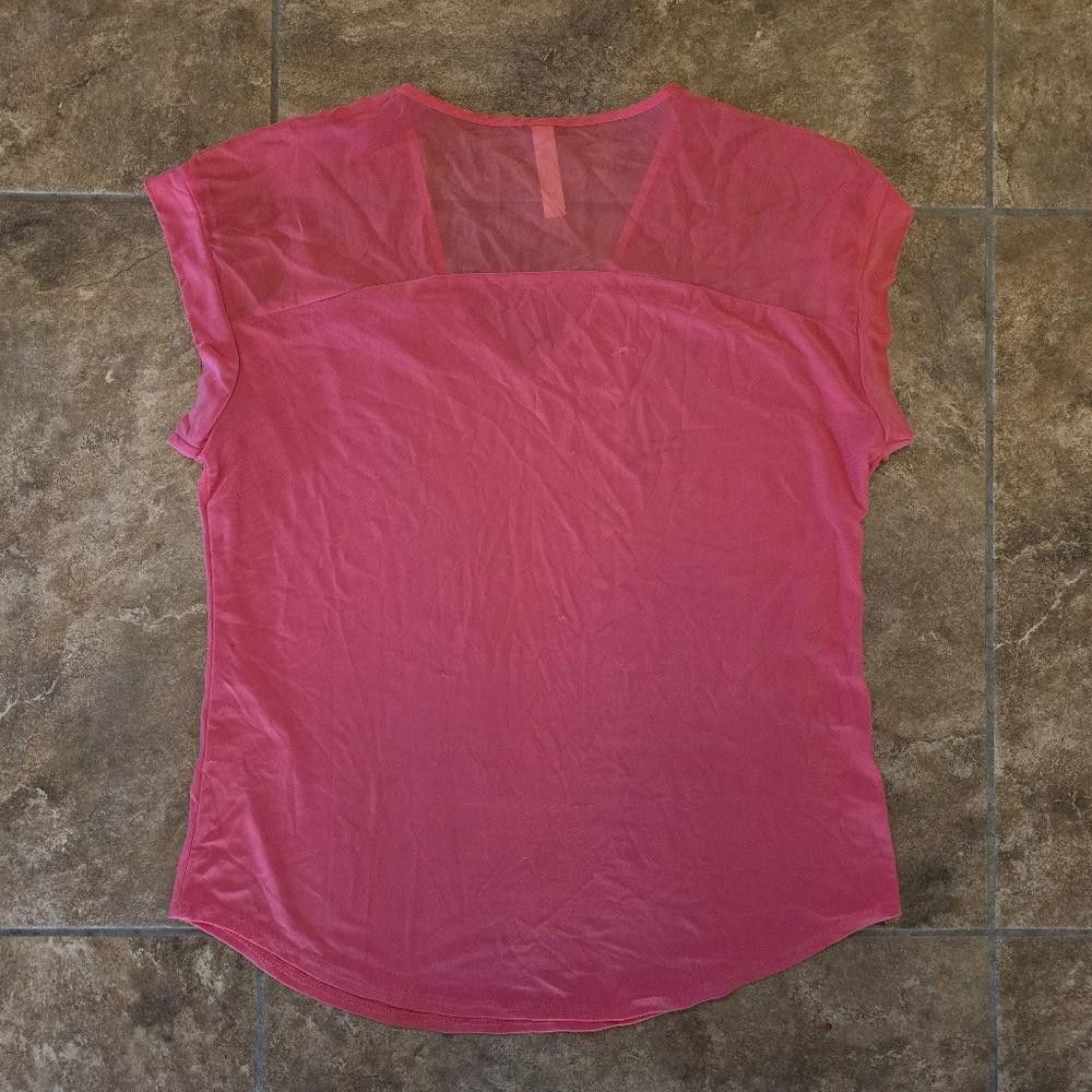 Designer Dark Pink Bling Detailed PSC Short Sleeve Size M / US 6-8 / IT 42-44 - 2 Thumbnail