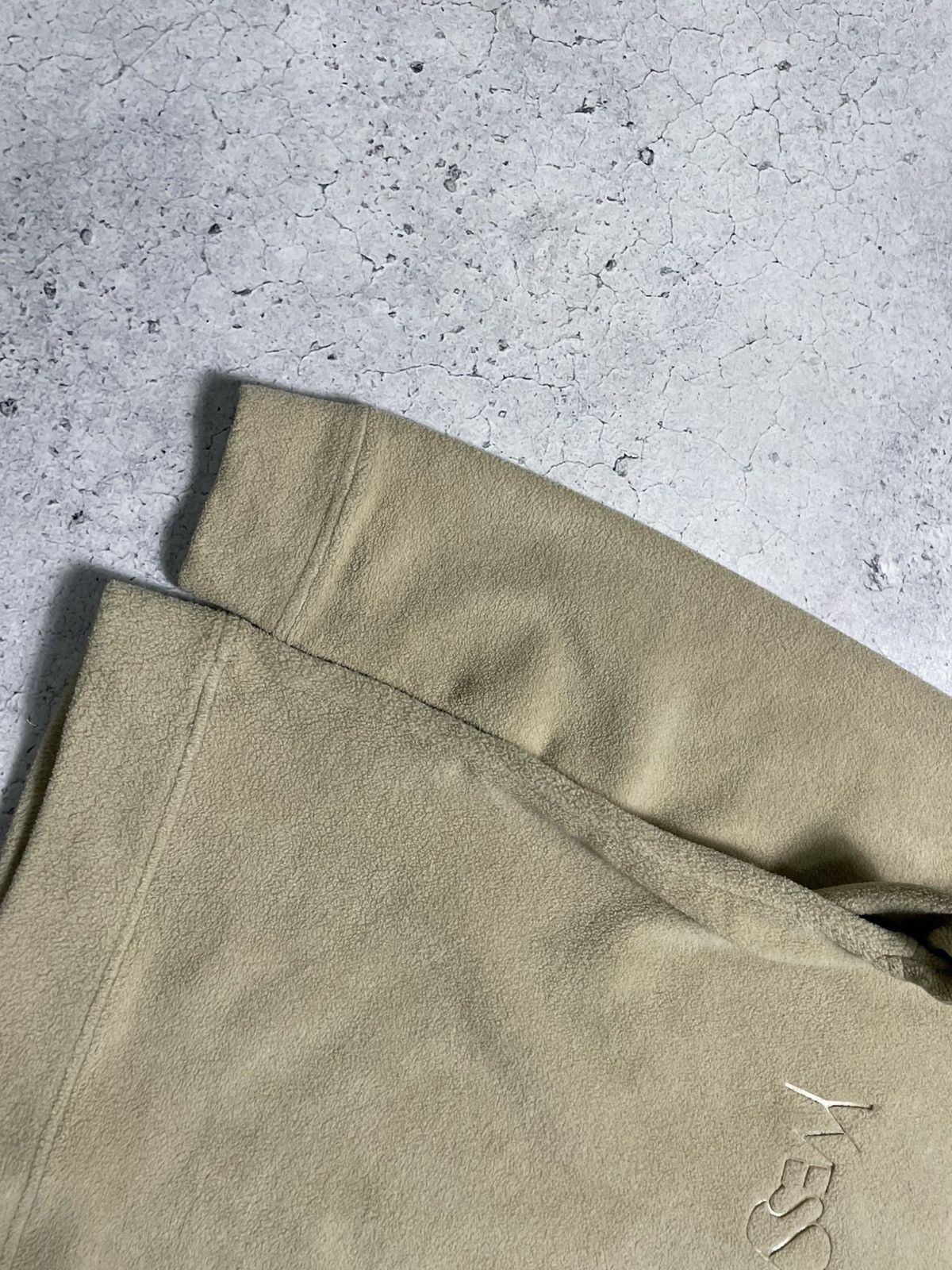 Yves Saint Laurent Fleece Sweatshirt 1/4 Zip Big Logo YSL