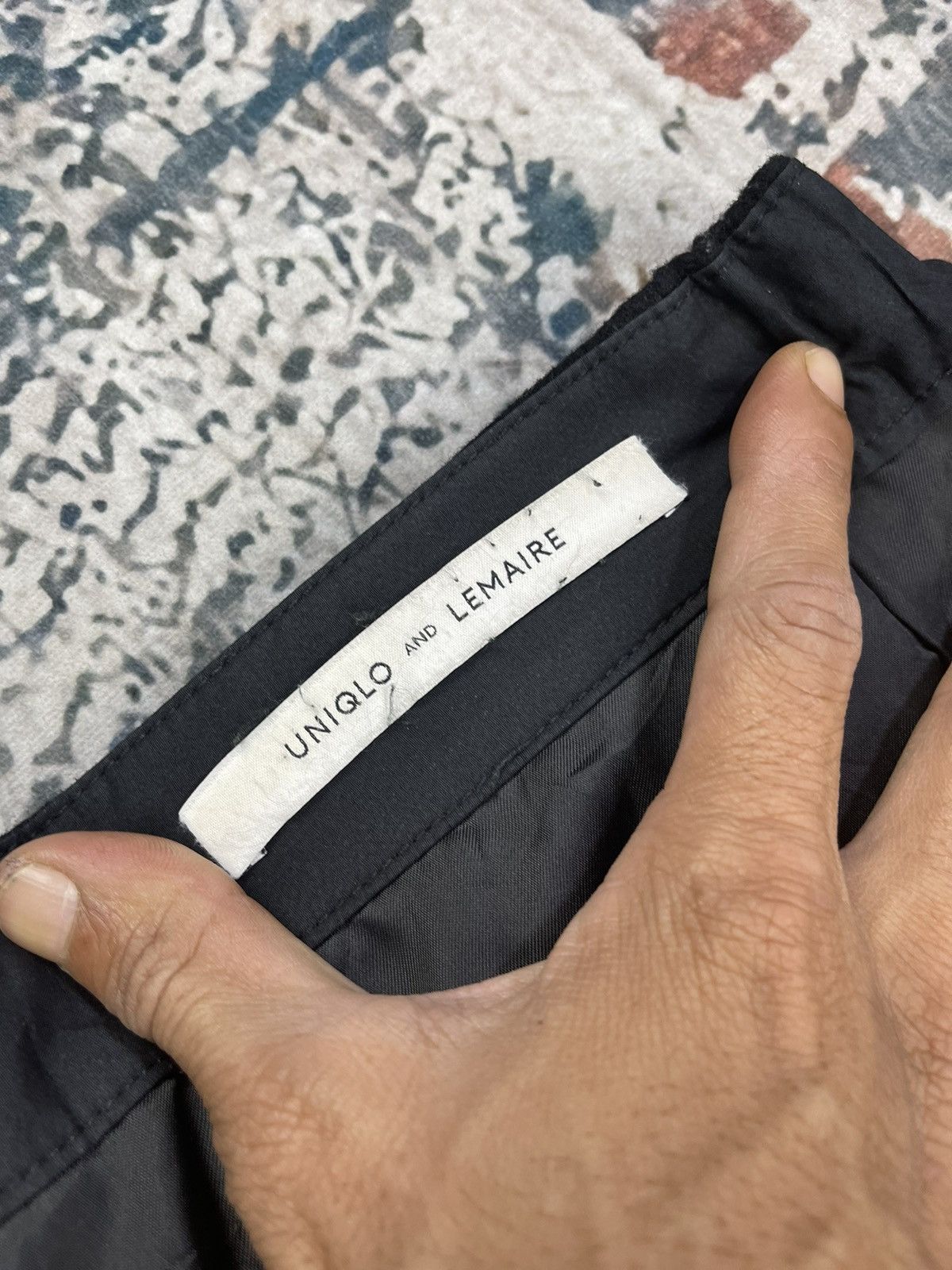 Lemaire × Uniqlo Lemaire 3 Quarter Wide Leg Wool Pants Size 32" / US 10 / IT 46 - 12 Thumbnail
