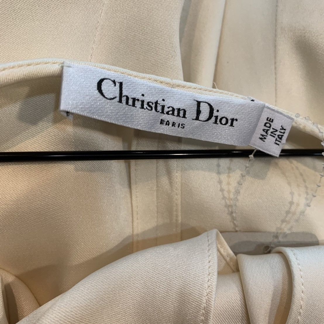 Dior Fall16 Tie Collar Silk Top Size S / US 4 / IT 40 - 3 Thumbnail