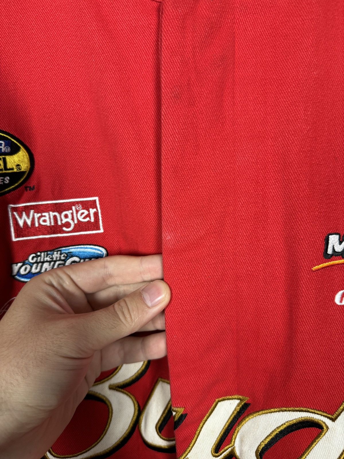 Formula 1 Vintage Chase Dale Earnhardt Jr Budweiser NASCAR Jacket XL Size US XL / EU 56 / 4 - 18 Thumbnail