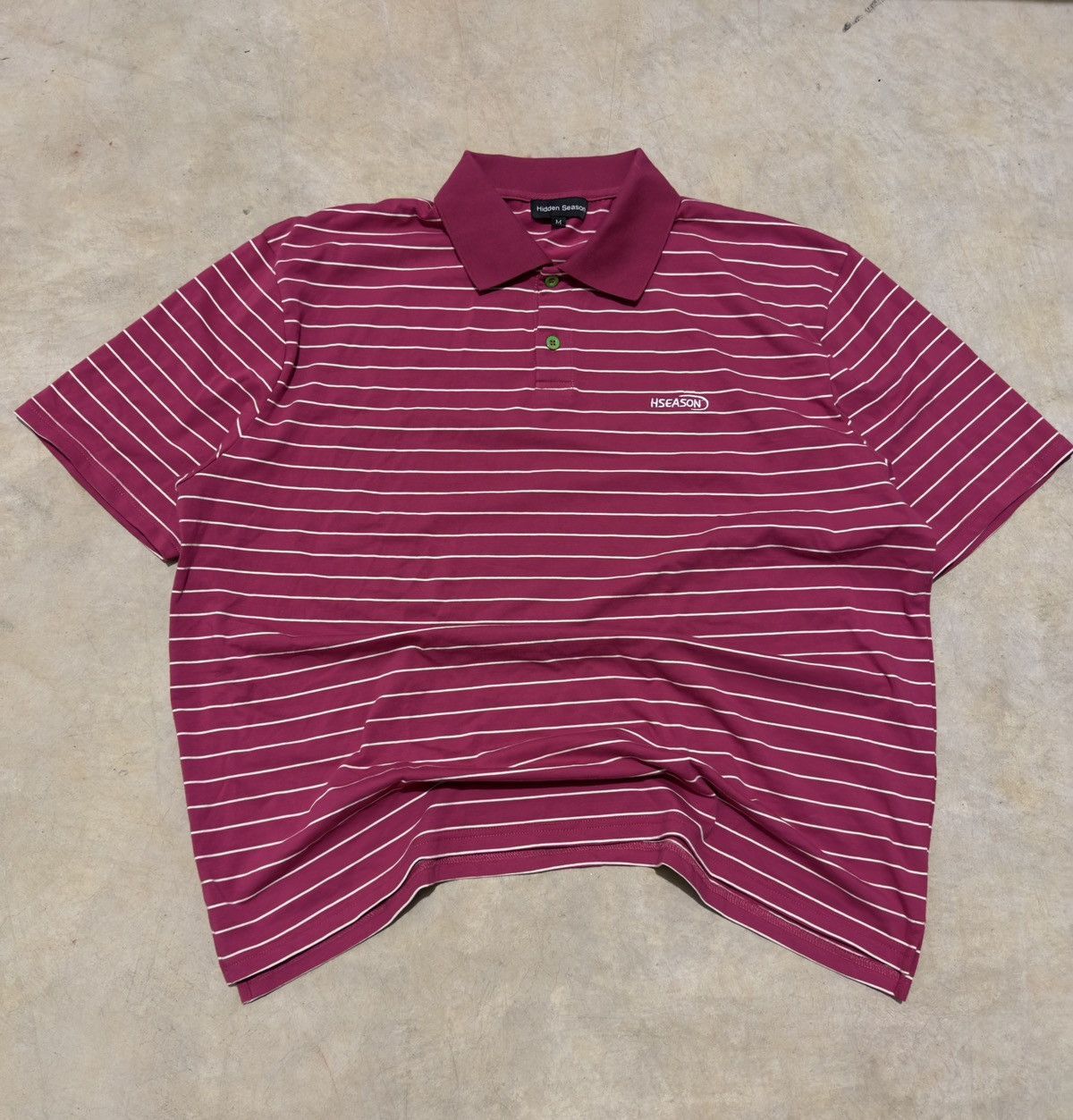 Other Hidden Season Pink Striped Polo Size US M / EU 48-50 / 2 - 1 Thumbnail