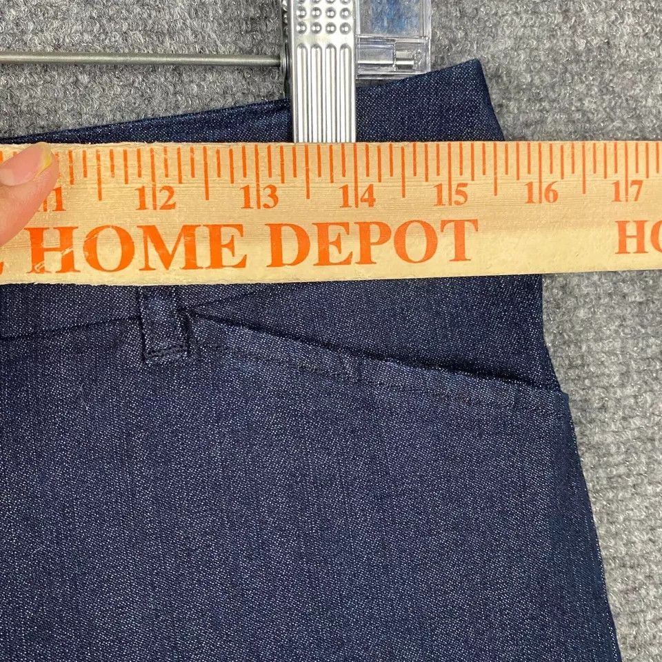 St. Johns Bay St. John's Bay Crop Pants Size 8 Women's Chino Blue Cotton Size 30" / US 8 / IT 44 - 4 Thumbnail
