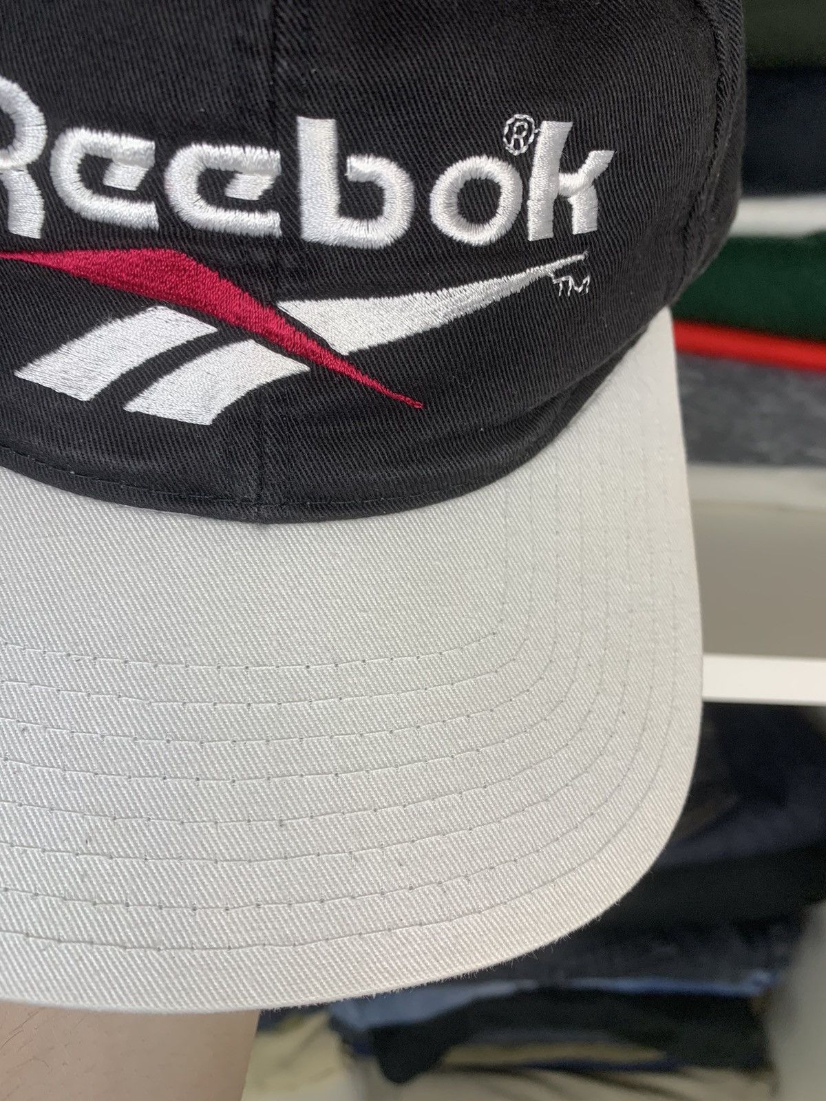 Reebok × Vintage Vintage Reebok Big Logo Hat Cap Size ONE SIZE - 7 Thumbnail