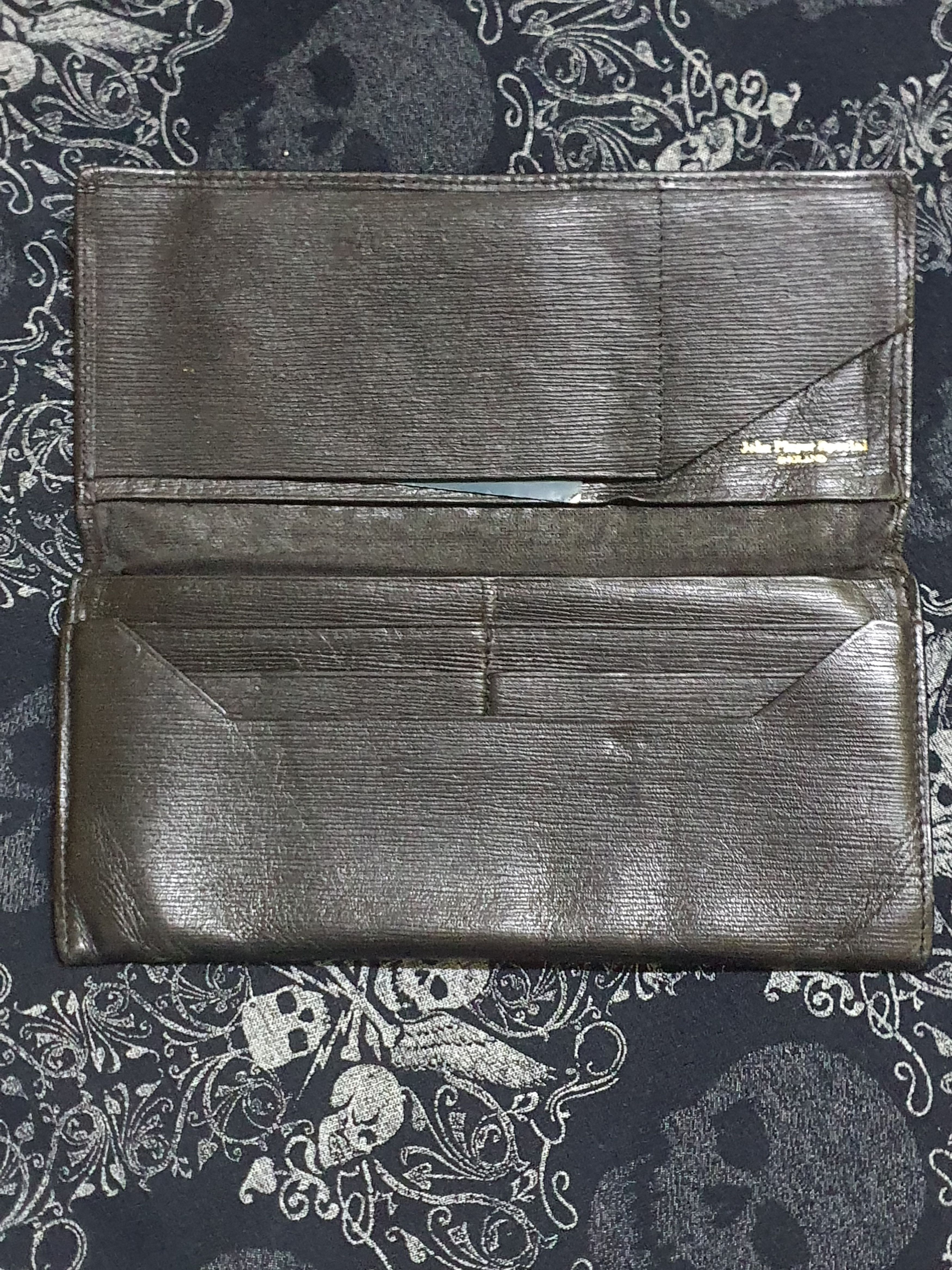 Vintage John Player Special (JPS) England Bifold Leather Longwallet Size ONE SIZE - 6 Thumbnail