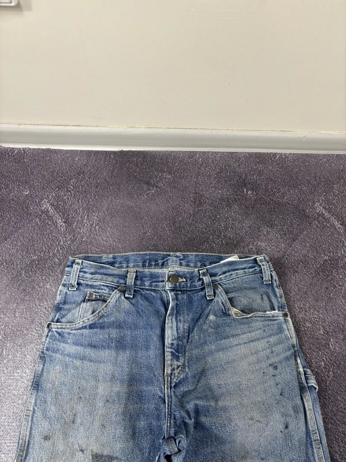 Dickies × Vintage Vintage Dickies Y2K Faded Blue Work Hype Denim Jeans Size US 32 / EU 48 - 11 Thumbnail