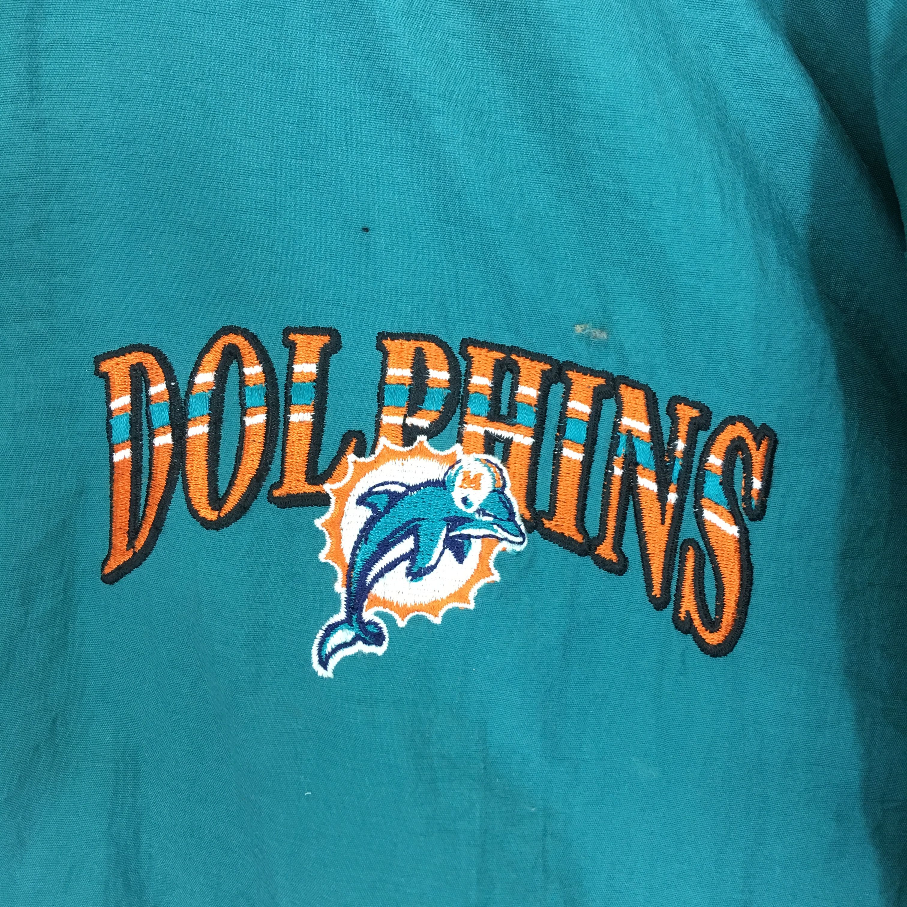 NFL Vintage Starter Miami Dolphins Green Sport Team Jacket Size US L / EU 52-54 / 3 - 6 Thumbnail