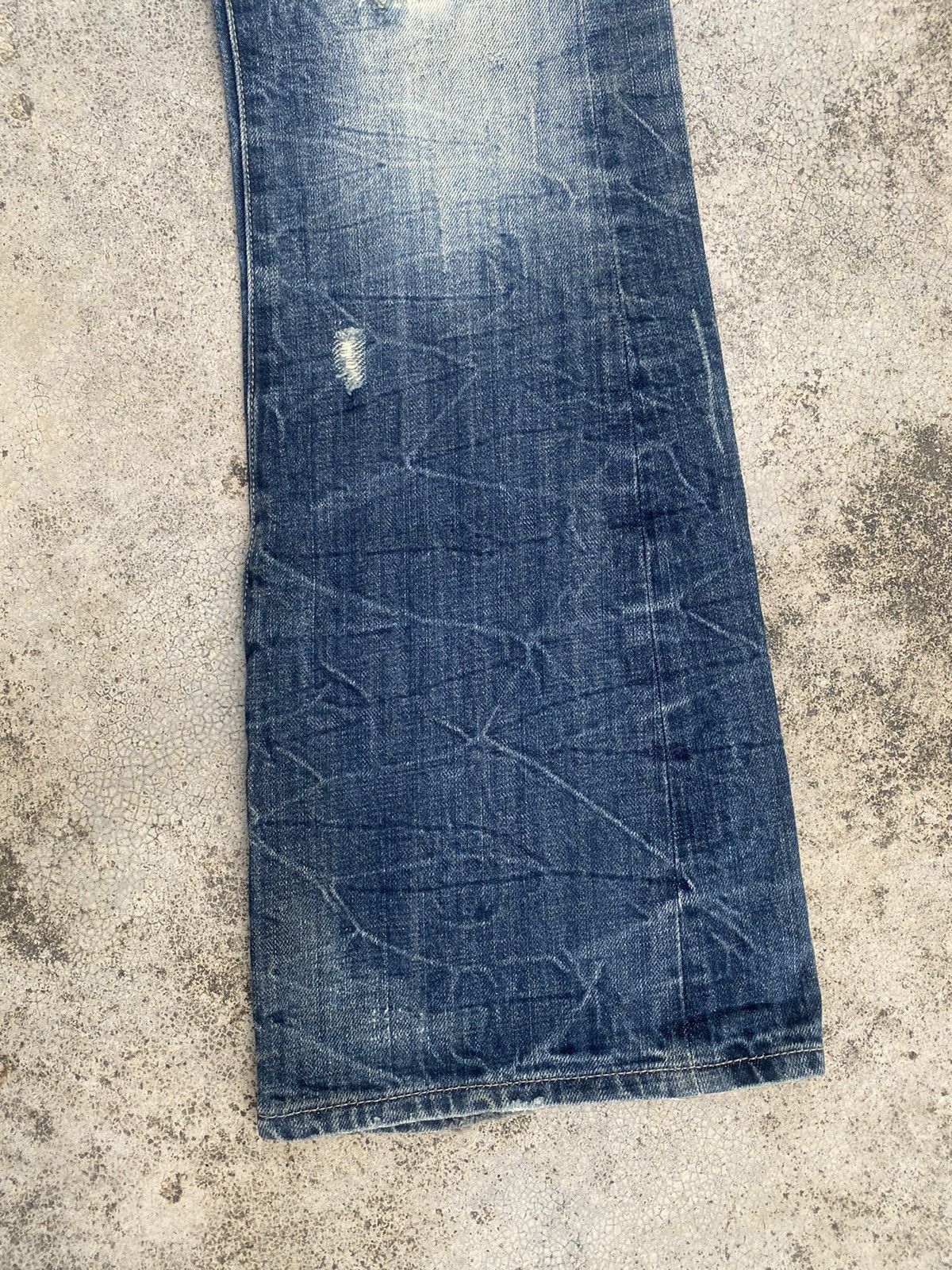 If Six Was Nine × JACKROSE Flare Jeans Jackrose Distressed Clawmark Bootcut Size US 30 / EU 46 - 5 Thumbnail
