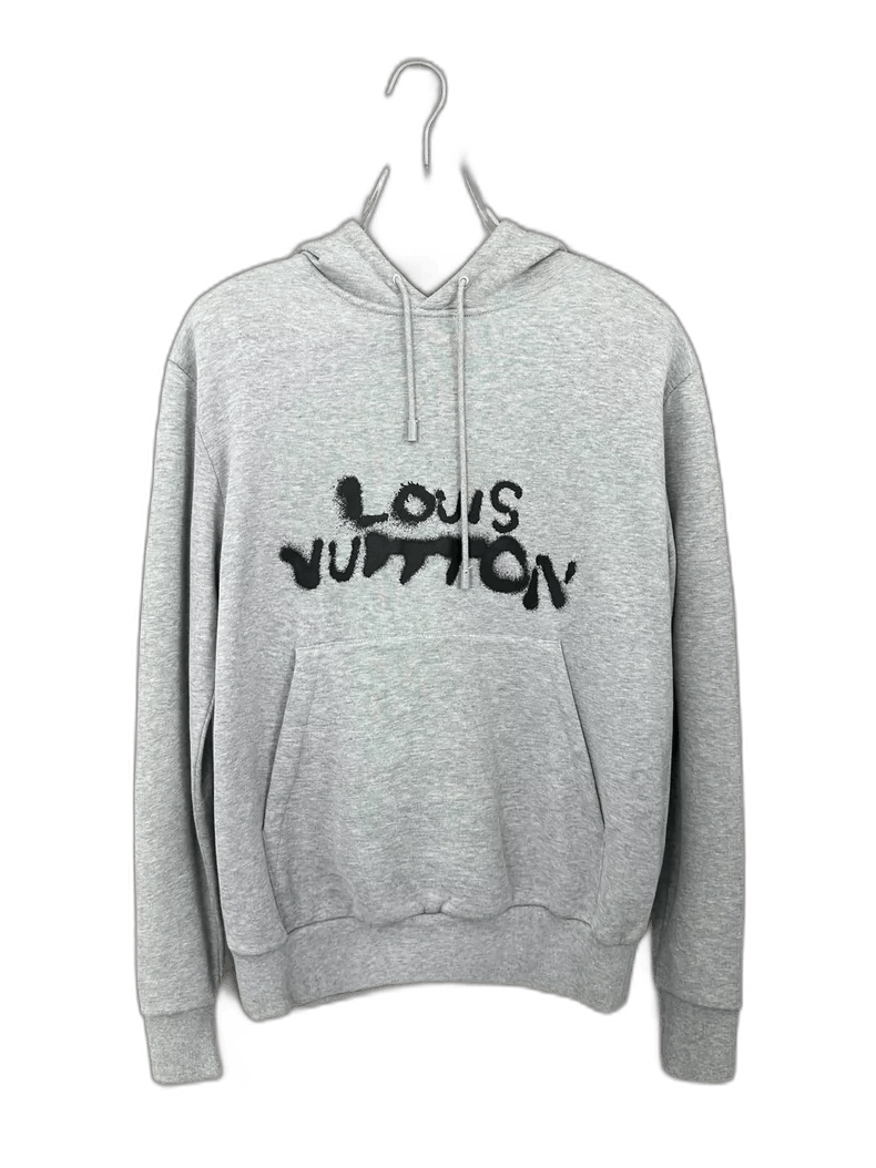Louis Vuitton LOUIS VUITTON NEON WORKING MAN HOODIE - GREY