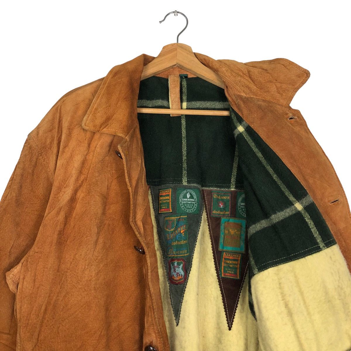 Hai Sporting Gear 🔥Vtg Genuine Leather Jacket Japan Inspire Issey Miyake Size US L / EU 52-54 / 3 - 10 Thumbnail