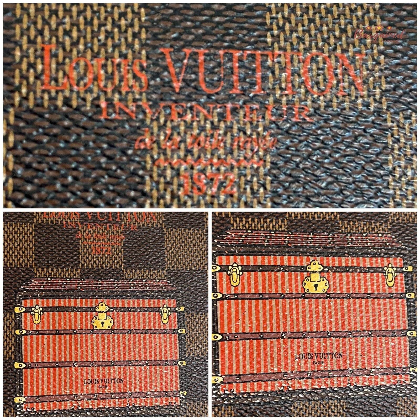 Louis Vuitton Louis Vuitton Damier Ebene Leather Trunks & Long Wallet Size ONE SIZE - 5 Thumbnail