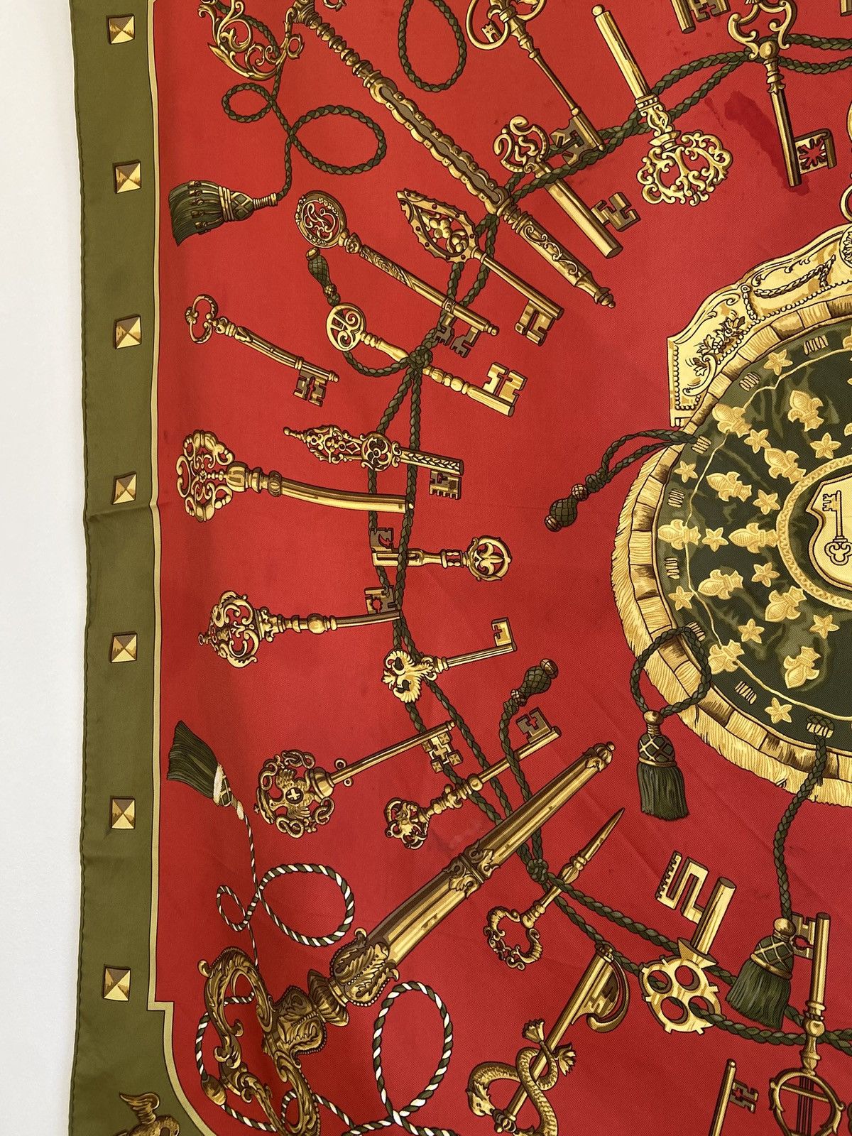 Hermes Hermès “Les Cles” Silk Scarf Size ONE SIZE - 5 Thumbnail