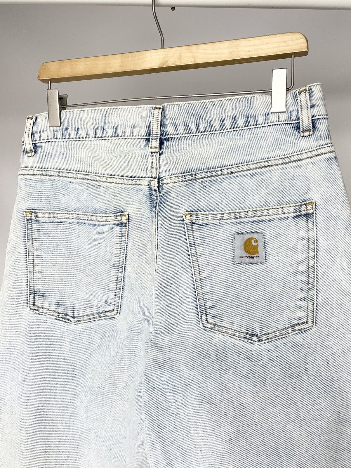Carhartt Carhartt Newel Pant Vintage Light Blue Denim Jeans Size US 30 / EU 46 - 4 Thumbnail