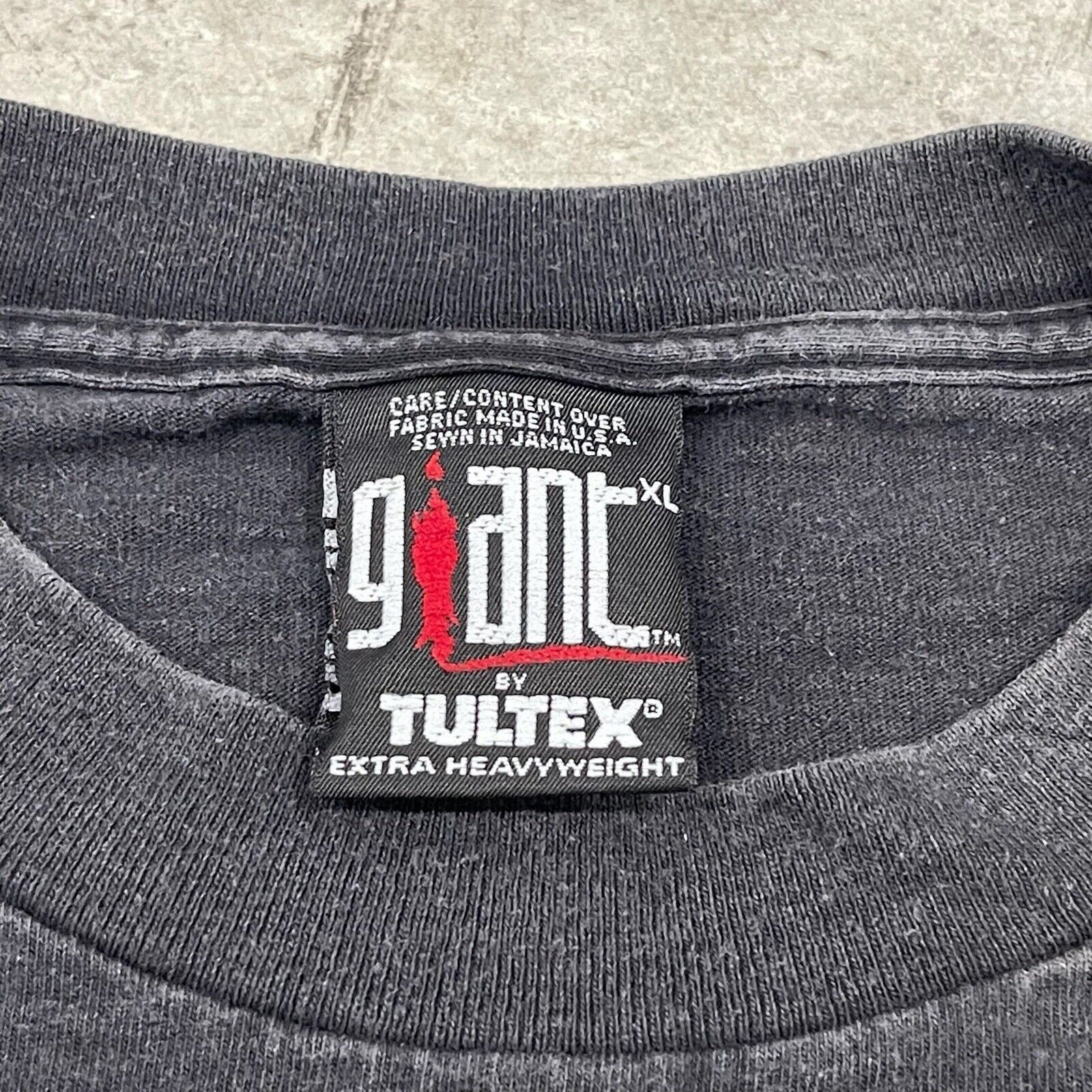 Band Tees × Giant × Vintage Vintage 90s Gravity Kills Tour Band Tee Faded Black T Shirt Size US XL / EU 56 / 4 - 6 Thumbnail