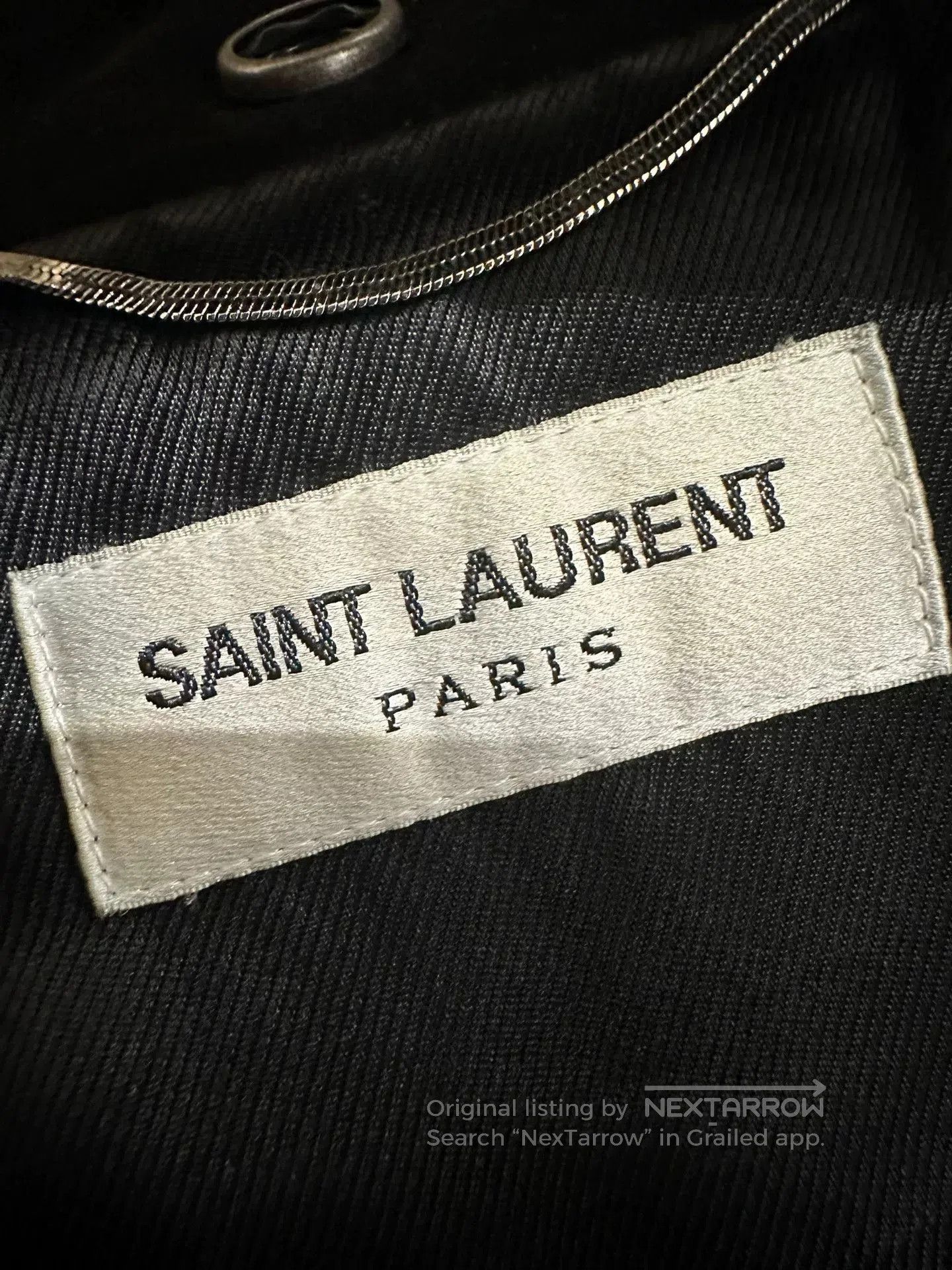 Saint Laurent Paris Saint Laurent Black Suede Leather Jacket. Size US M / EU 48-50 / 2 - 2 Thumbnail