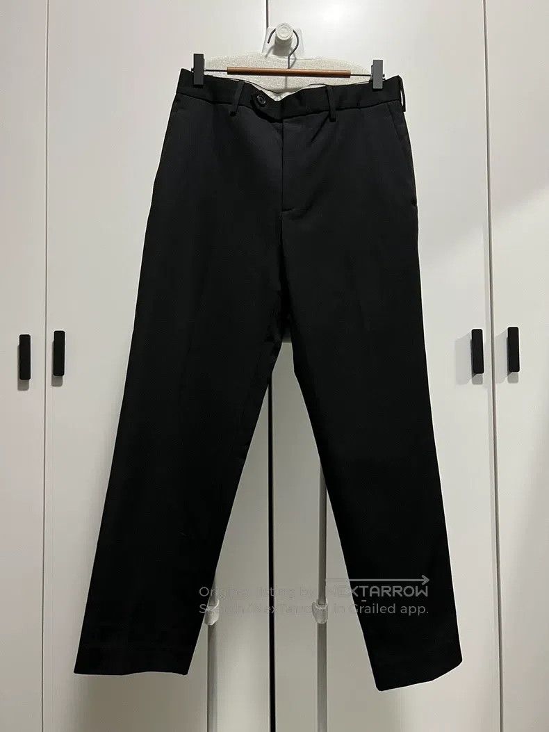 Helmut Lang Helmut Lang size 30 Black Wool Straight Leg Trousers Size 34R - 1 Thumbnail