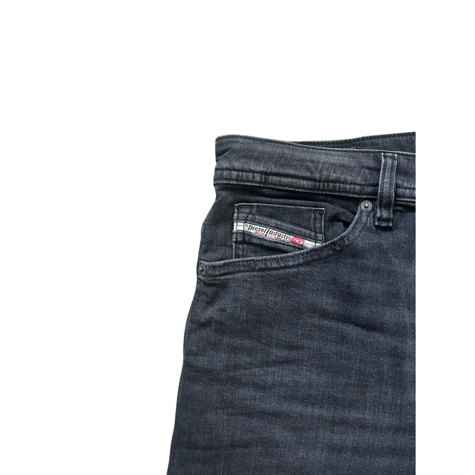 Diesel Diesel Mens Thommer Slim Fit Jeans RB063 Black Size 32/32 Size US 32 / EU 48 - 6 Thumbnail