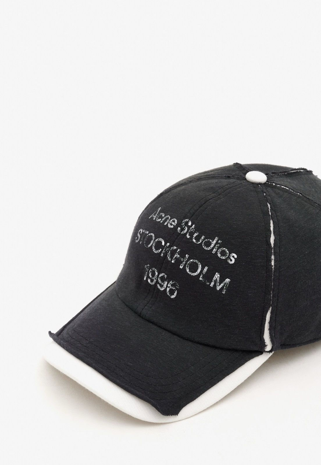 Acne Studios Last Acne Studios Stockholm 1996 Black Baseball Cap Size ONE SIZE - 4 Thumbnail