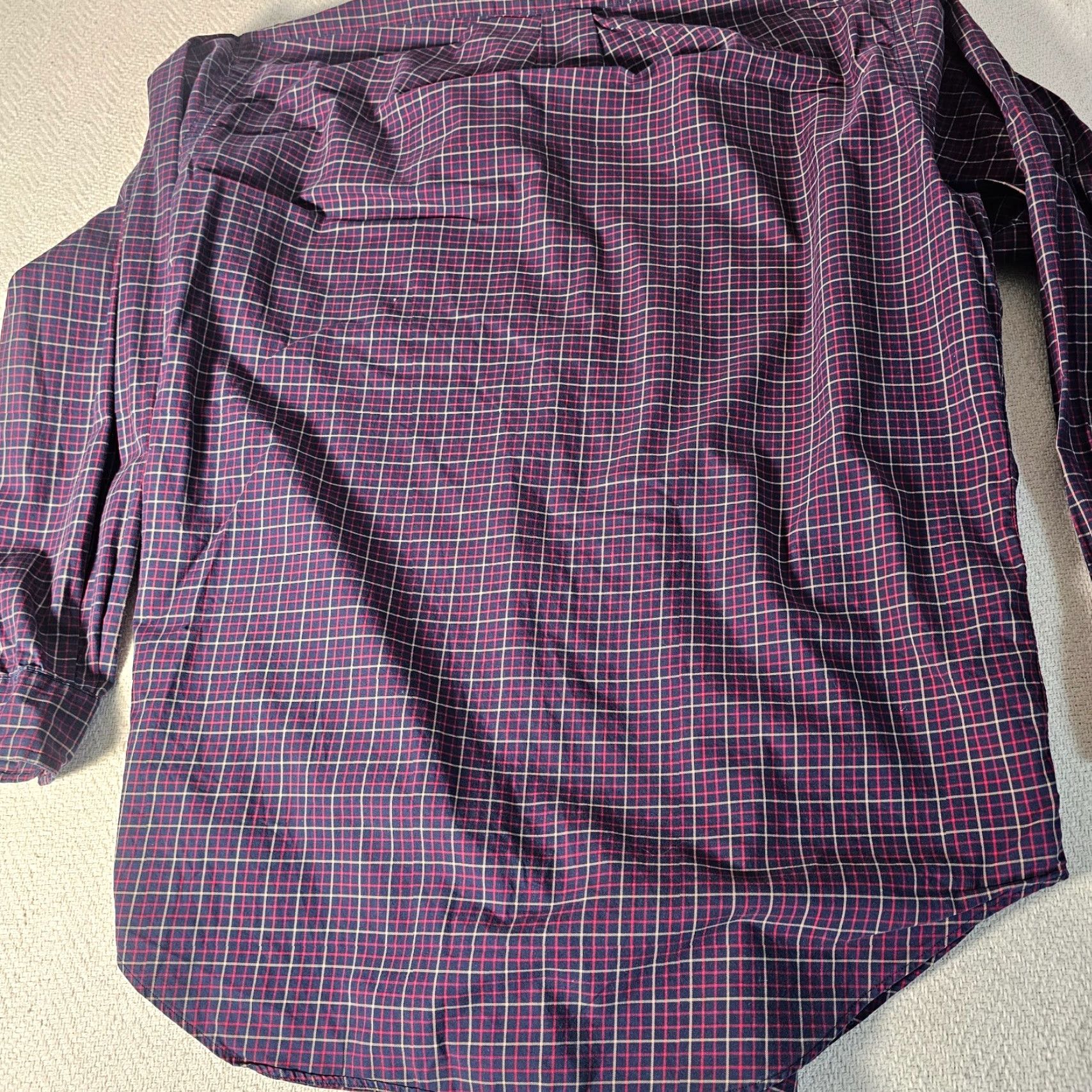 Ralph Lauren Ralph Lauren Button-Down Shirt Men M Classic Fit Red Pony Purple Plaid Shirt Size US M / EU 48-50 / 2 - 7 Thumbnail