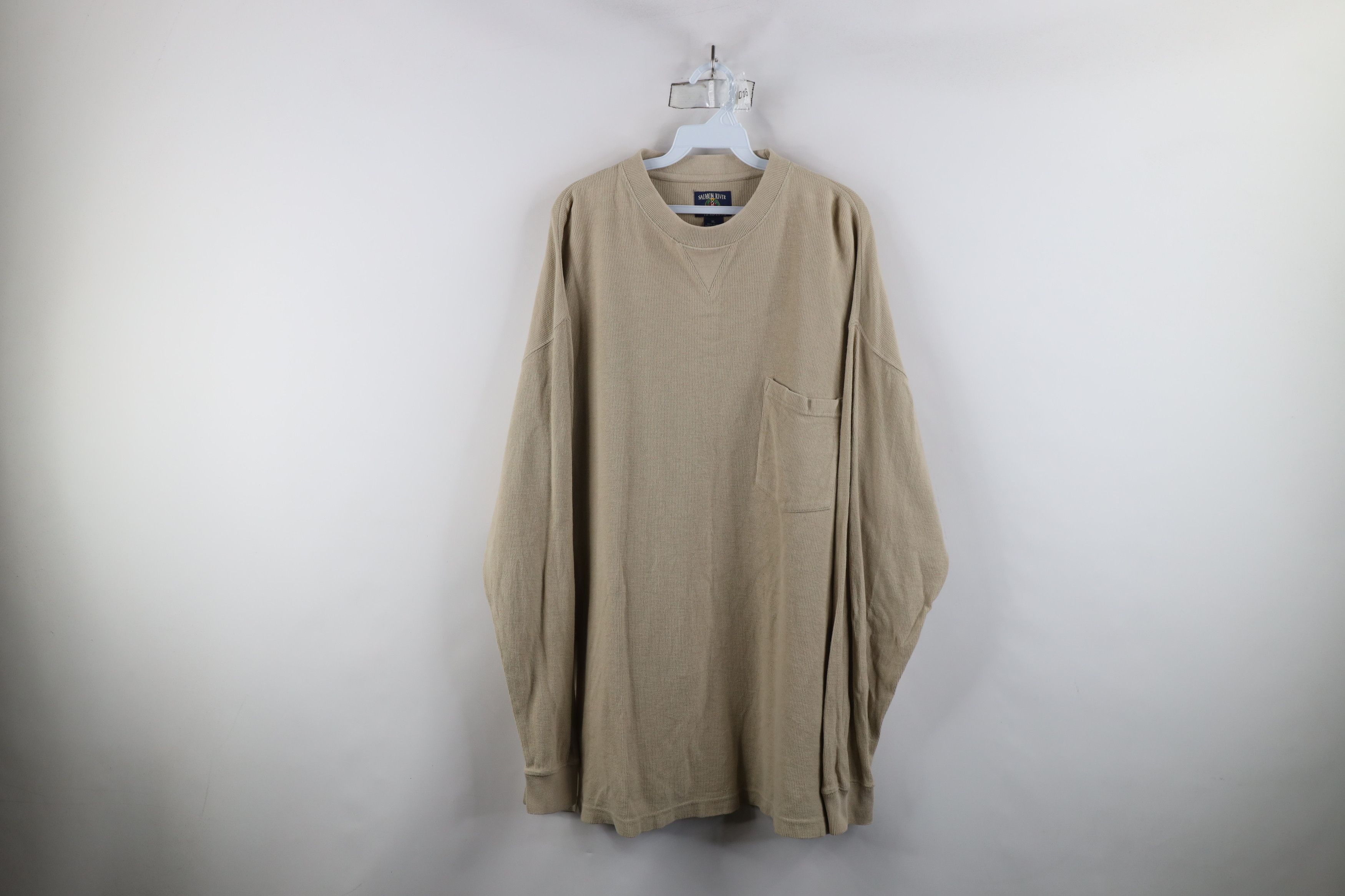 Vintage Vintage 90s Streetwear Thermal Knit Long Sleeve T-Shirt Size US XL / EU 56 / 4 - 1 Thumbnail