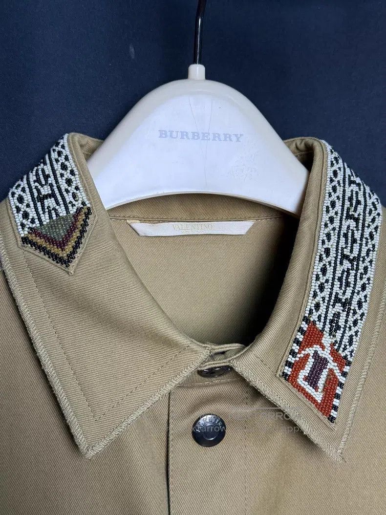 Valentino Valentino Beaded embroidered shirt jacket Size US M / EU 48-50 / 2 - 3 Thumbnail