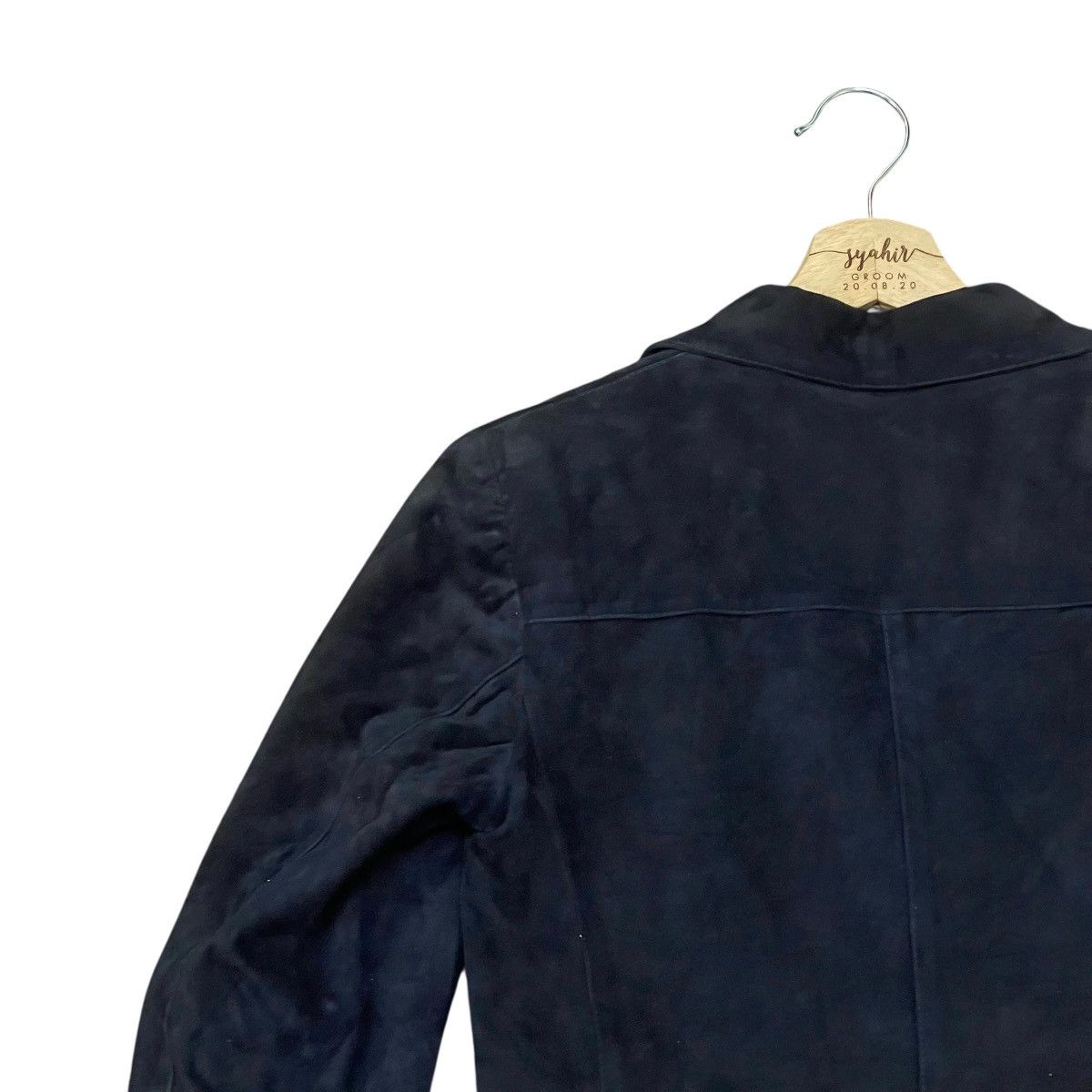 Genuine Leather Vintage Simon Style Milano Genuine Leather Blazer Jacket Size US XS / EU 42 / 0 - 14 Thumbnail