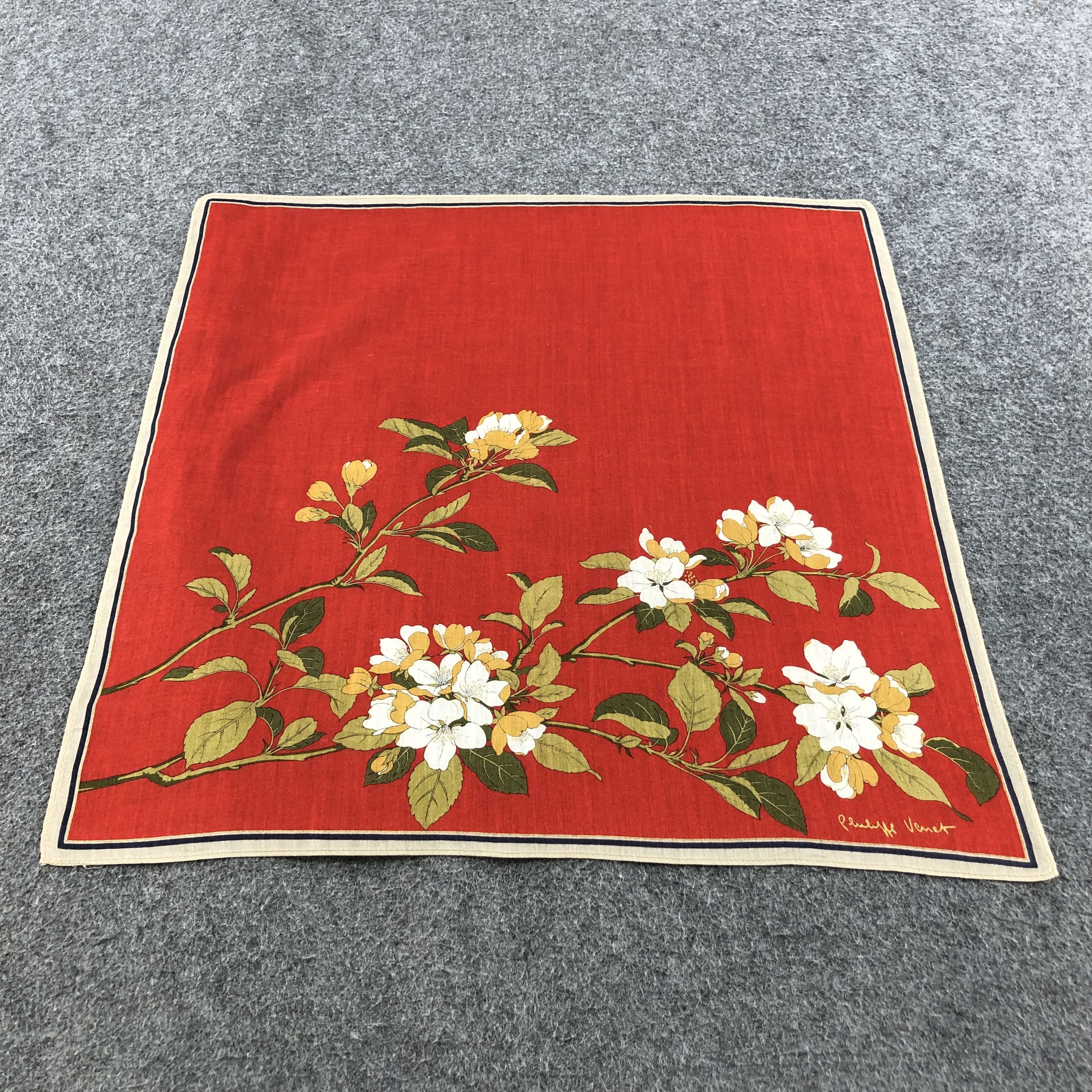 Vintage Philippe Venet Handkerchief Neckerchief Bandana H1381 Size ONE SIZE - 1 Thumbnail