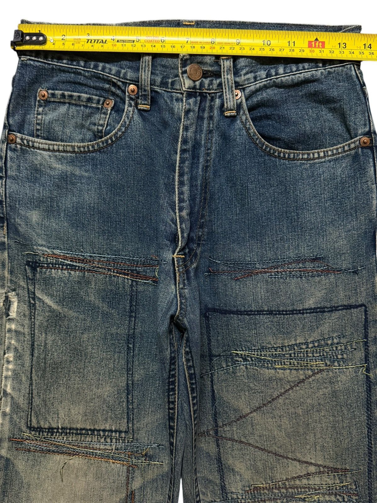 Hysteric Glamour Vintage Hysteric Glamour Multicolour Stitch Patchwork Flare Size 27" / US 4 / IT 40 - 10 Thumbnail