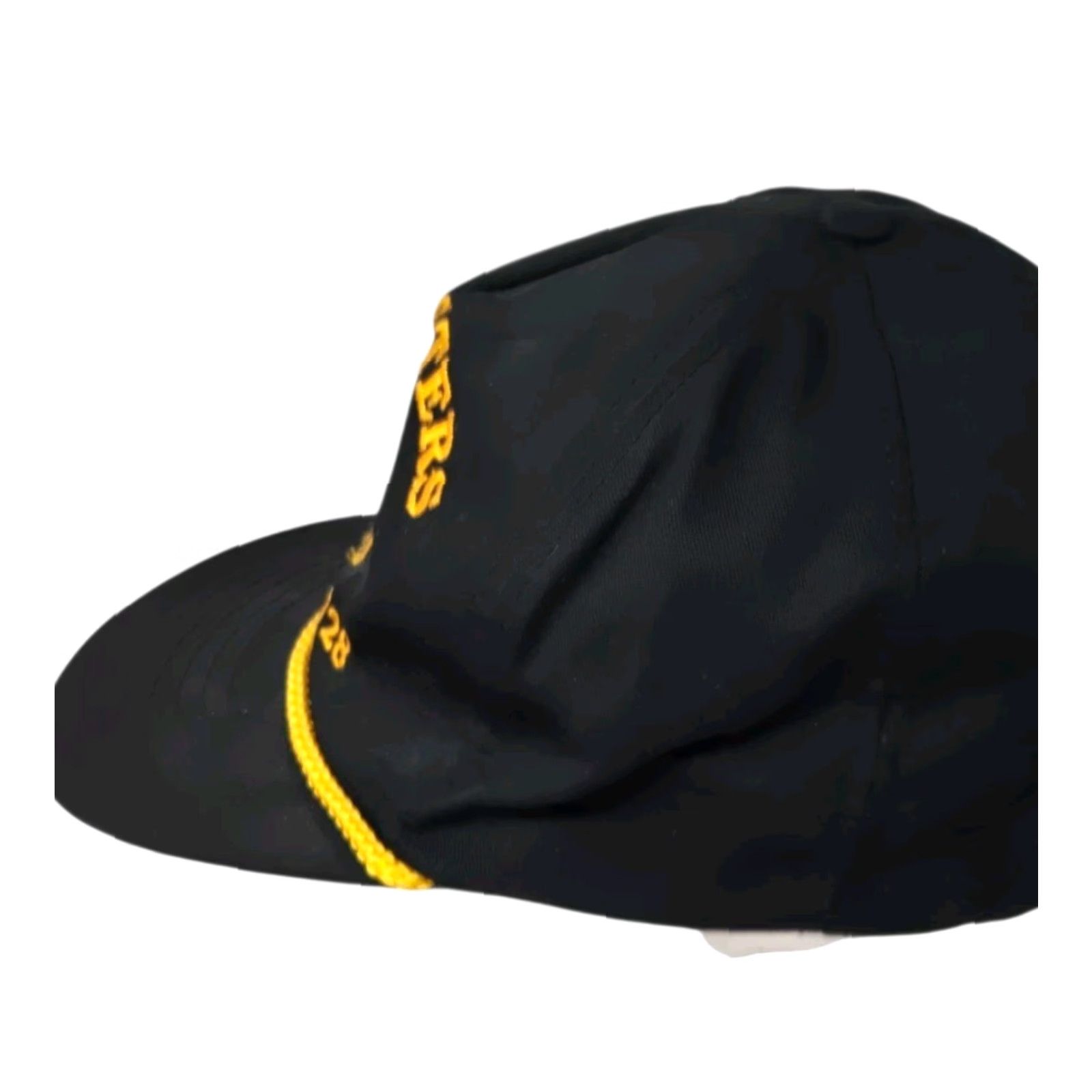 Vintage VINTAGE Teamsters Hat Unbranded Trucker Adjustable USA Black Workwear Union Made Size ONE SIZE - 4 Thumbnail