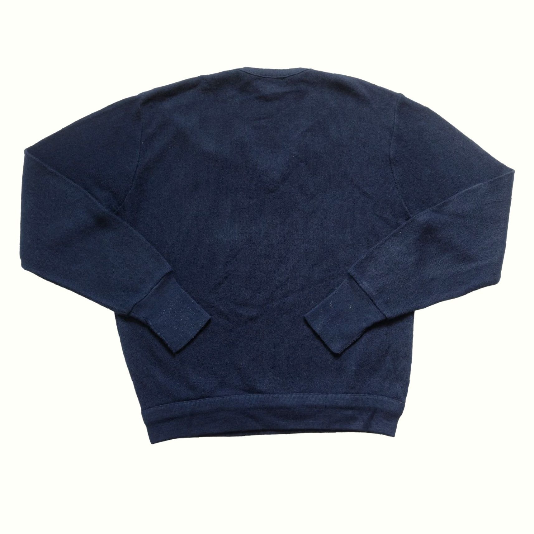Lacoste VINTAGE Lacoste Sweater Sweatshirt V-Neck Blue ORLON ACRYLIC Made in USA SZ L Mens Size US L / EU 52-54 / 3 - 3 Thumbnail