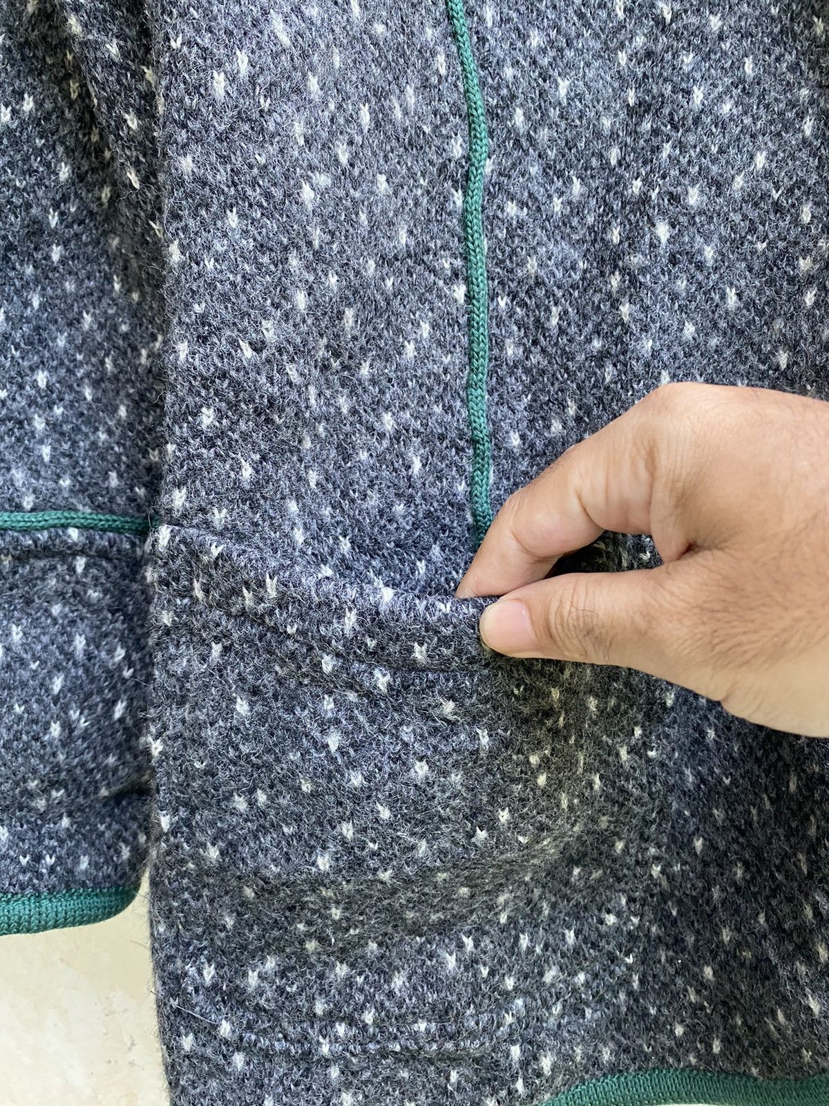 Mostly Heard Rarely Seen Stapf Sportwear Tyrol Blanket Lining Buttonless Cardigan Size US L / EU 52-54 / 3 - 6 Thumbnail