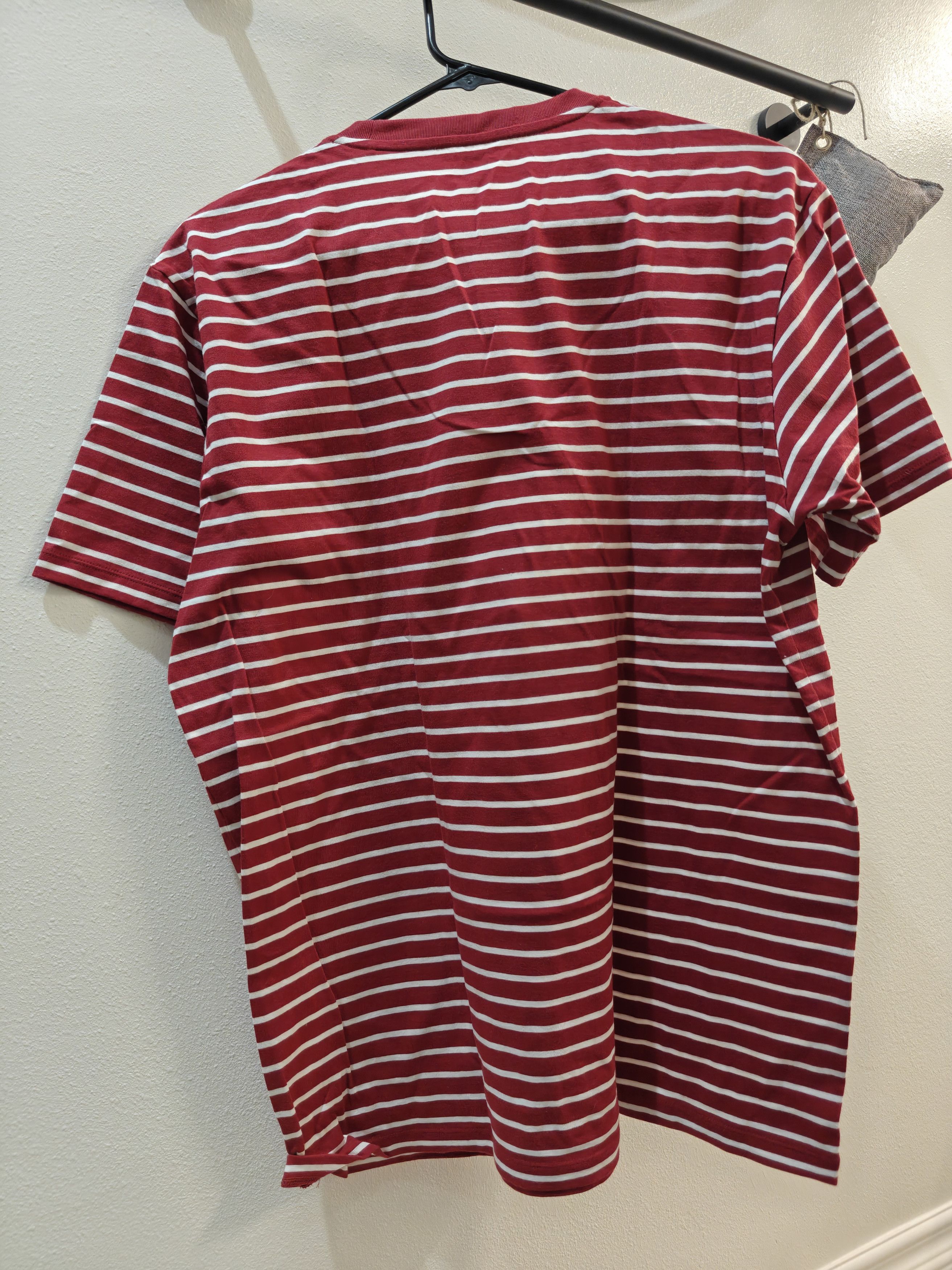 Uniqlo Uniqlo Red Striped T Shirt Size US L / EU 52-54 / 3 - 2 Thumbnail