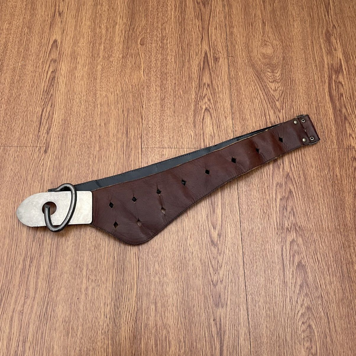 If Six Was Nine × Japanese Brand × Le Grande Bleu (L.G.B.) Brown punk cowboy big belt Size ONE SIZE - 3 Thumbnail