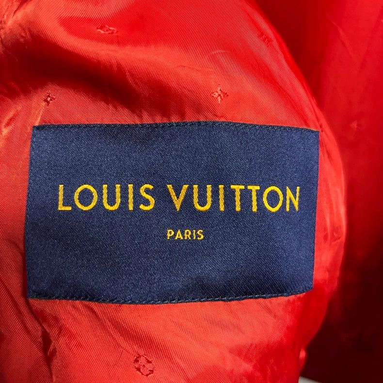 Louis Vuitton Louis Vuitton Red embroidered logo jacket Size US S / EU 44-46 / 1 - 4 Thumbnail