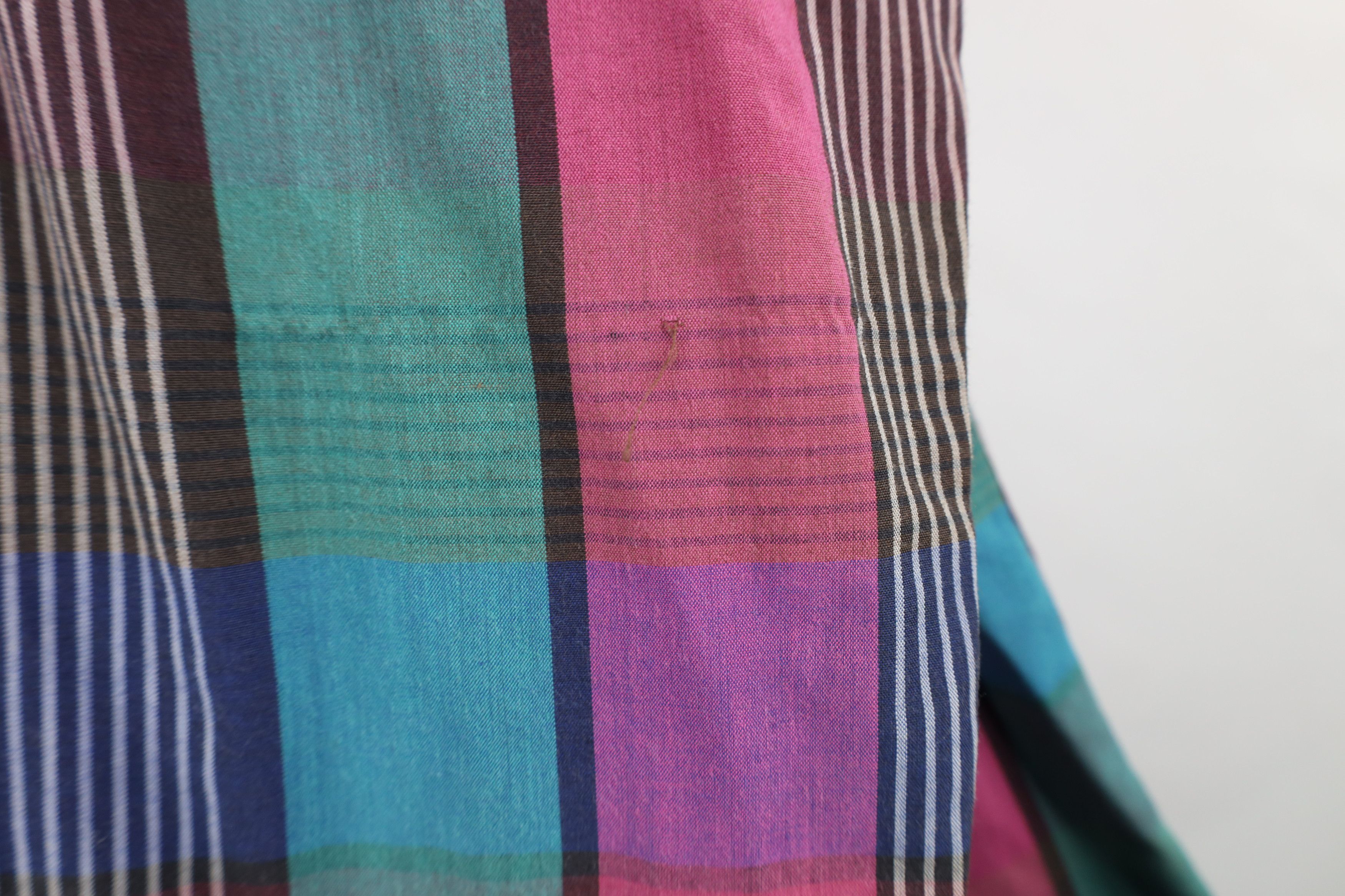 Vintage Vintage 70s 80s Streetwear Madras Collared Button Shirt Size US L / EU 52-54 / 3 - 5 Thumbnail
