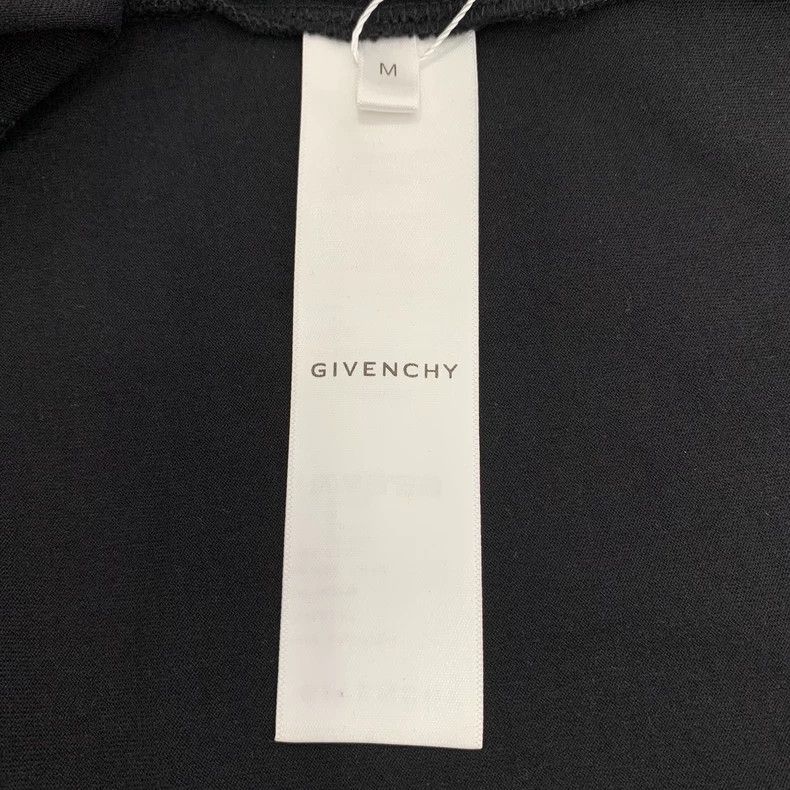 Givenchy Givenchy Black Cotton Round-Neck Short-Sleeve T-Shirt Size US M / EU 48-50 / 2 - 6 Thumbnail