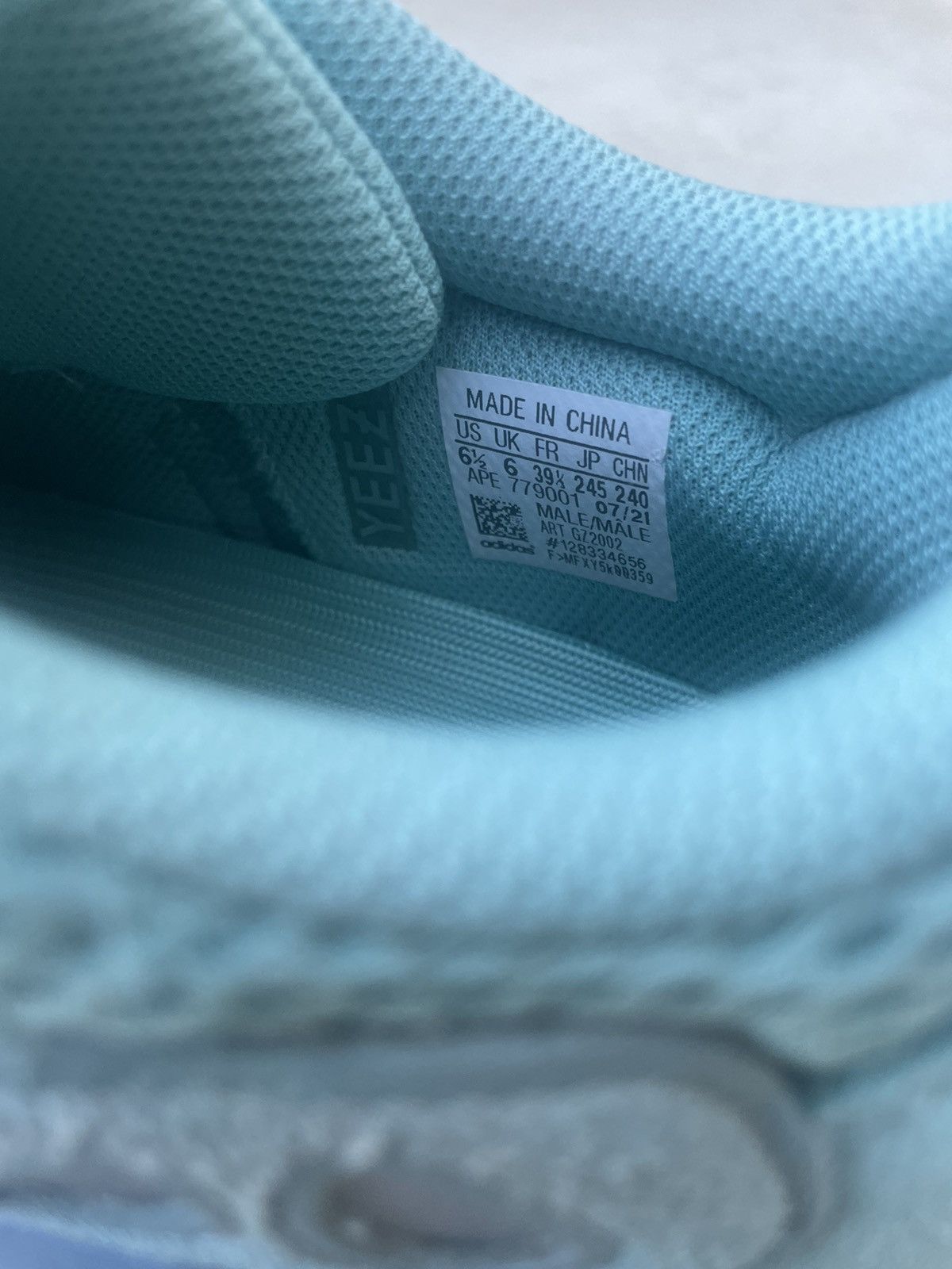 Adidas adidas Yeezy Boost 700 Faded Azure OG Box and Tags Size US 6.5 / EU 39-40 - 5 Thumbnail