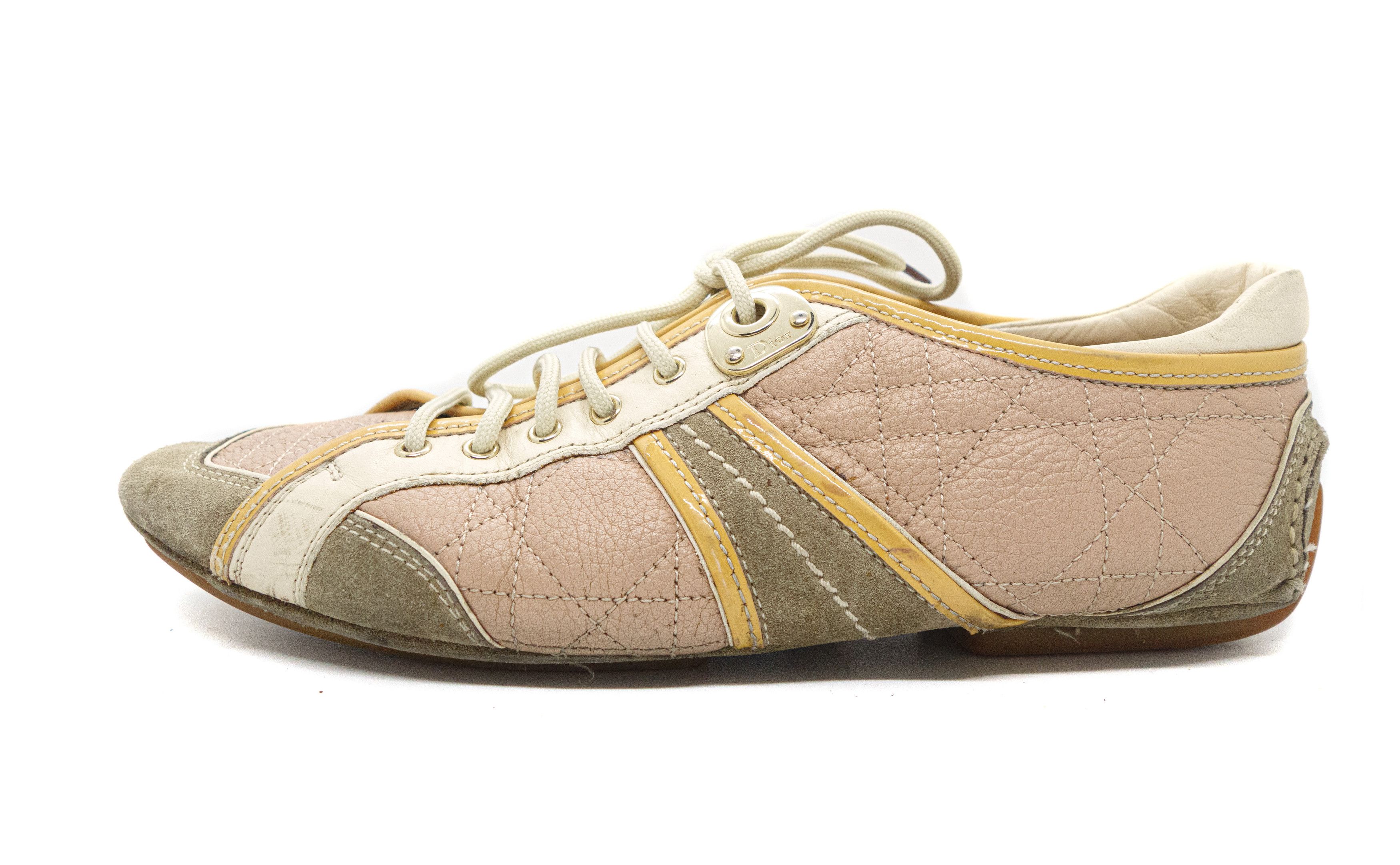 Dior 00S John Galliano Era Low Y2K Logo Sneakers Vintage Size US 7.5 / IT 37.5 - 2 Thumbnail