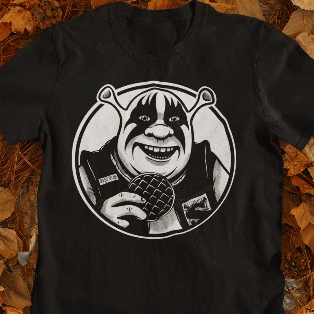 Designer × Vintage Shrok Shrek T-Shirt – Meme Lord Energy Meets Swamp Style Size US L / EU 52-54 / 3 - 1 Thumbnail