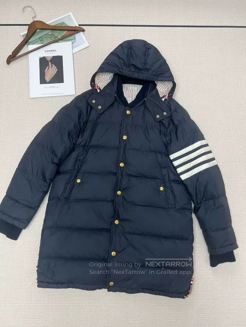 Thom Browne Thom Browne Long Hooded Puffer Jacket Size US M / EU 48-50 / 2 - 3 Thumbnail