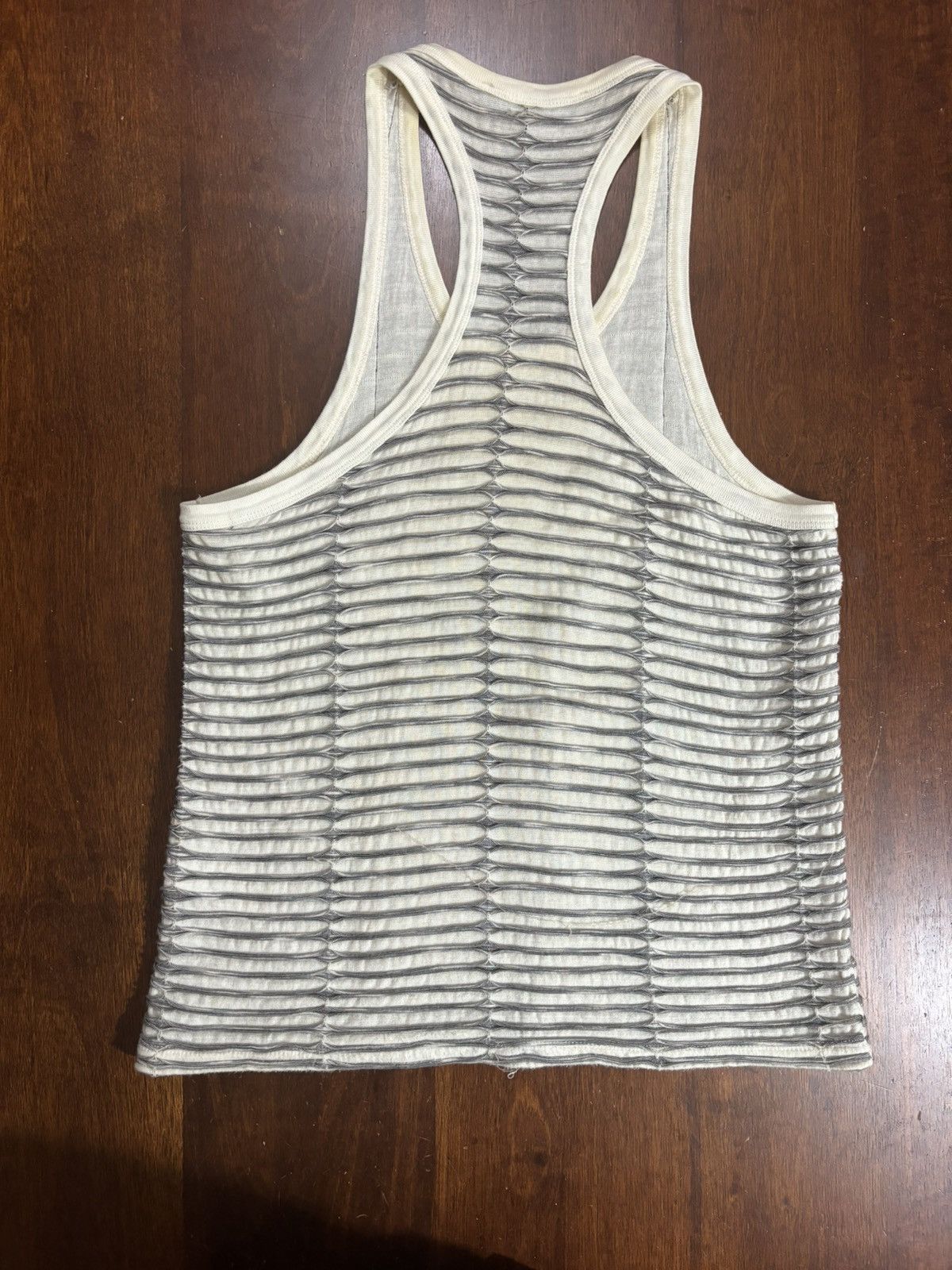 Raf Simons Raf Simons 2006 Icarus Surgit laser cut tank top Size US S / EU 44-46 / 1 - 2 Thumbnail