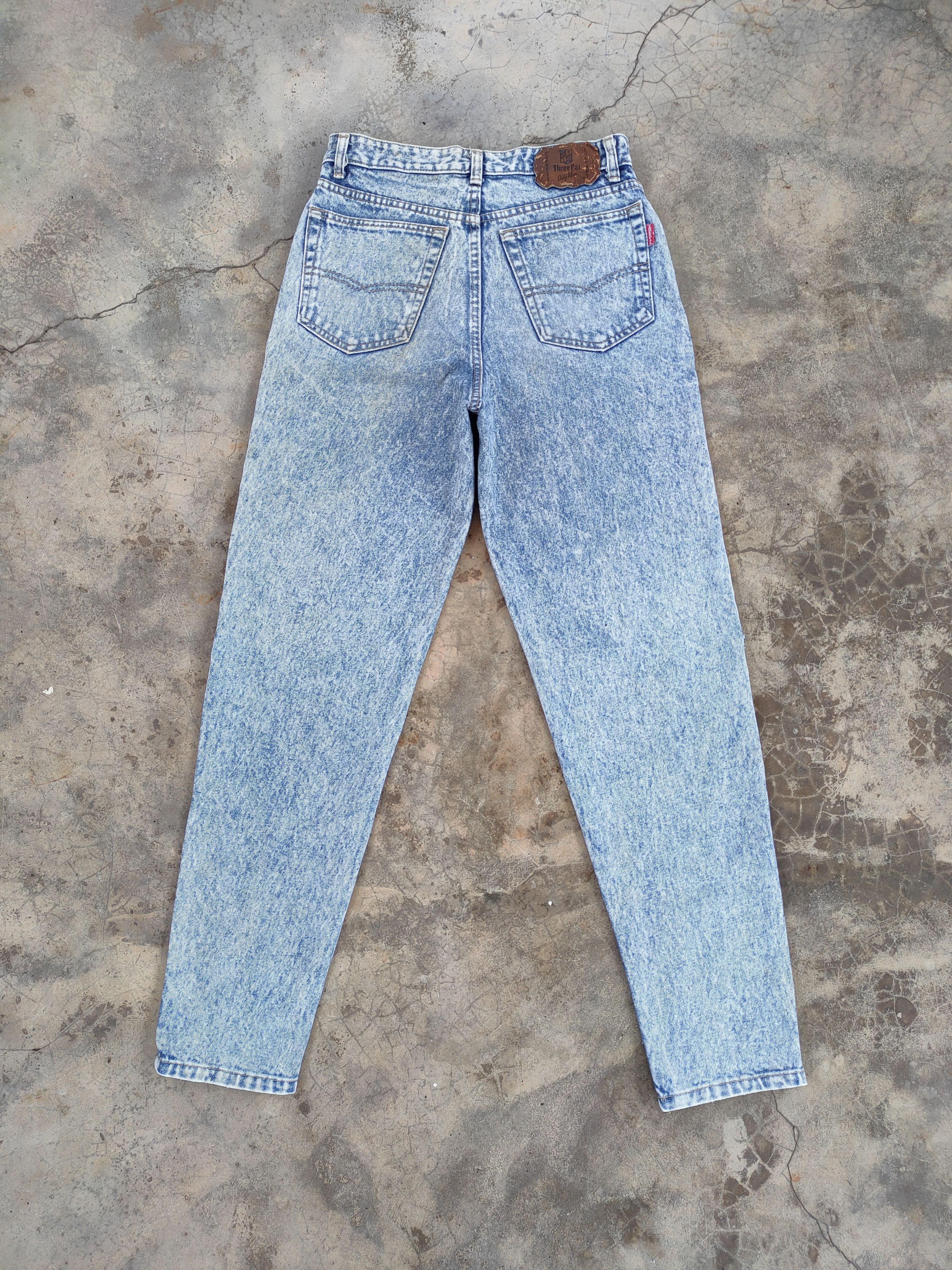 Japanese Brand × Jean × Vintage VINTAGE THREE PAI FADED ACID WASH JEANS PANTS Size US 29 - 3 Thumbnail
