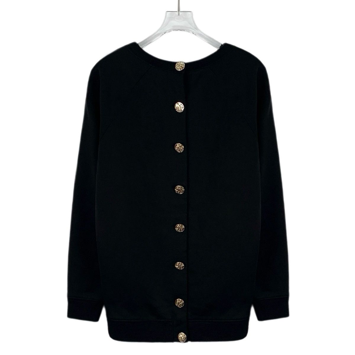 Chanel Chanel Long Sleeve Sweatshirt with Back Button Design K26WX Size M / US 6-8 / IT 42-44 - 1 Thumbnail