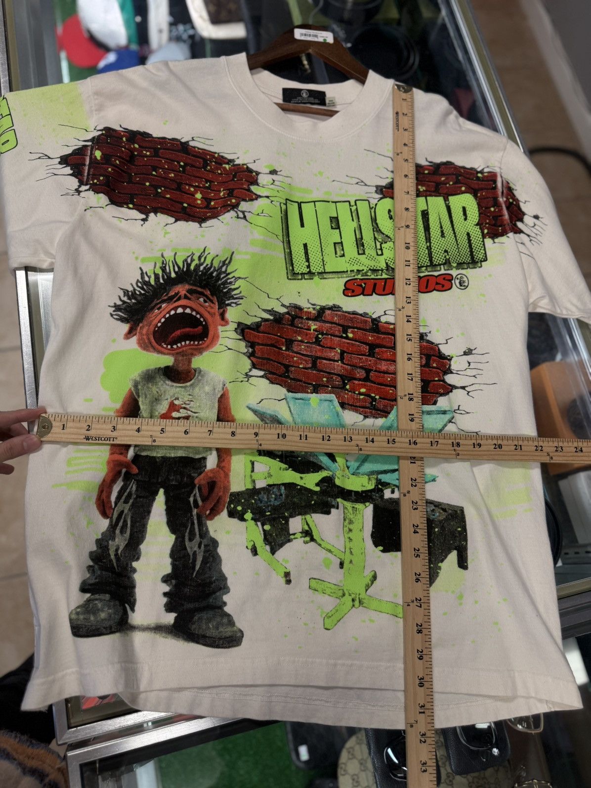 HELLSTAR Hellstar “Brick Wall” Tee Shirt Size XL (NEW) Size US XL / EU 56 / 4 - 13 Thumbnail
