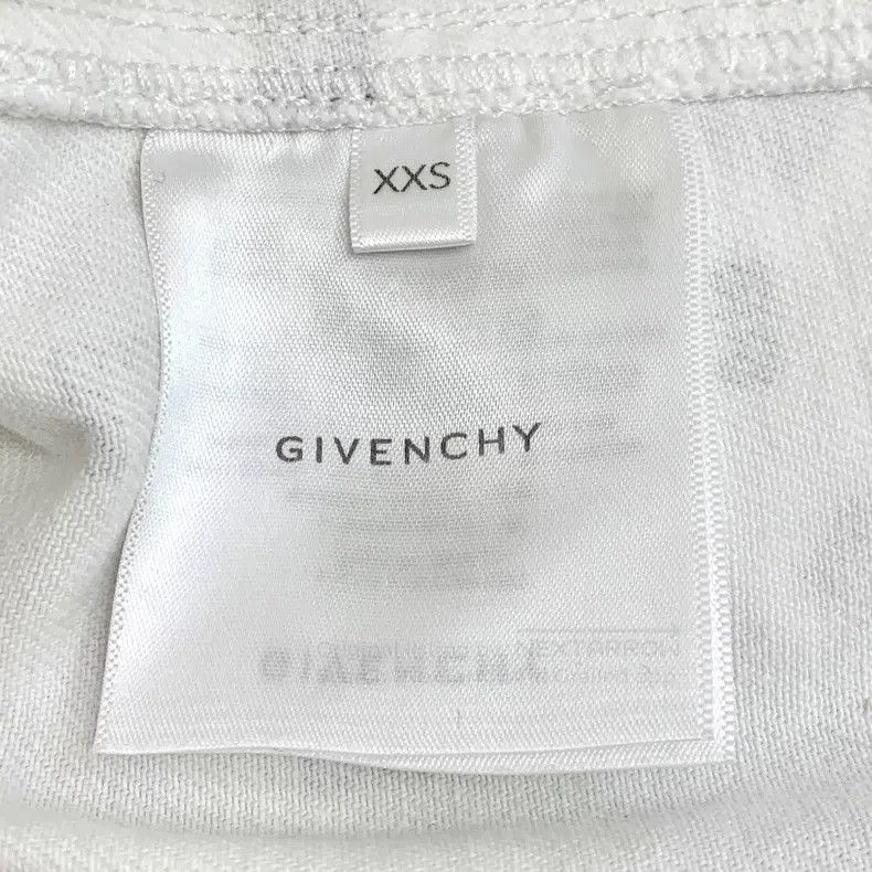 Givenchy Givenchy White Logo Print Cotton Collar Zip Front Long Sle Size XXS / US 00 / IT 34 - 6 Thumbnail