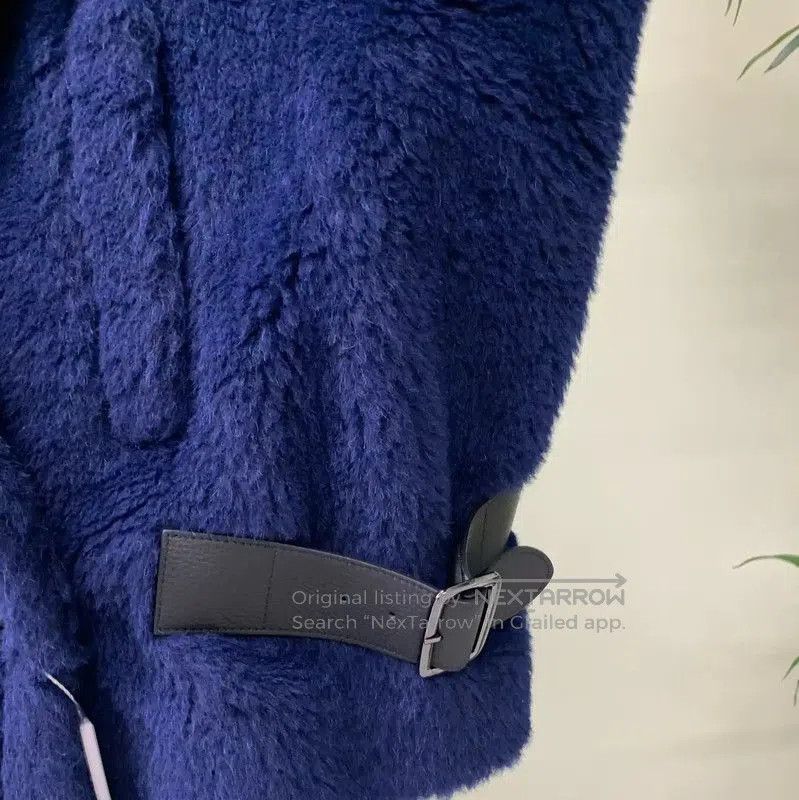 Max Mara MaxMara Dark Blue Wool Ladies Coat . Size M / US 6-8 / IT 42-44 - 5 Thumbnail
