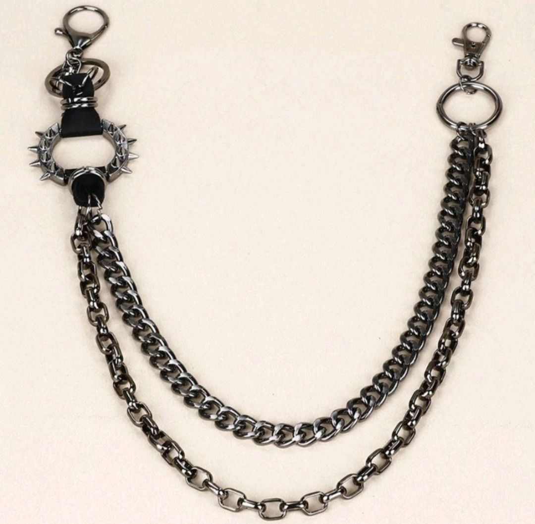 Japanese Brand Unnamed lanyard punk rock streetwear chain pant Size ONE SIZE - 1 Preview